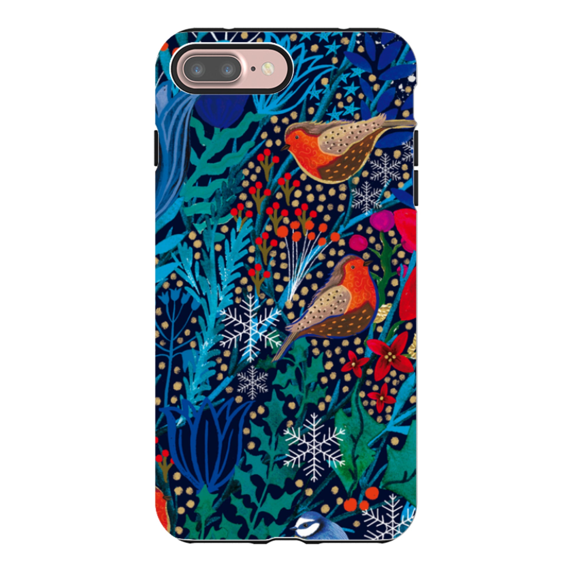 iPhone Tough Case - Xmas Robin III By Emma Frances Grant
