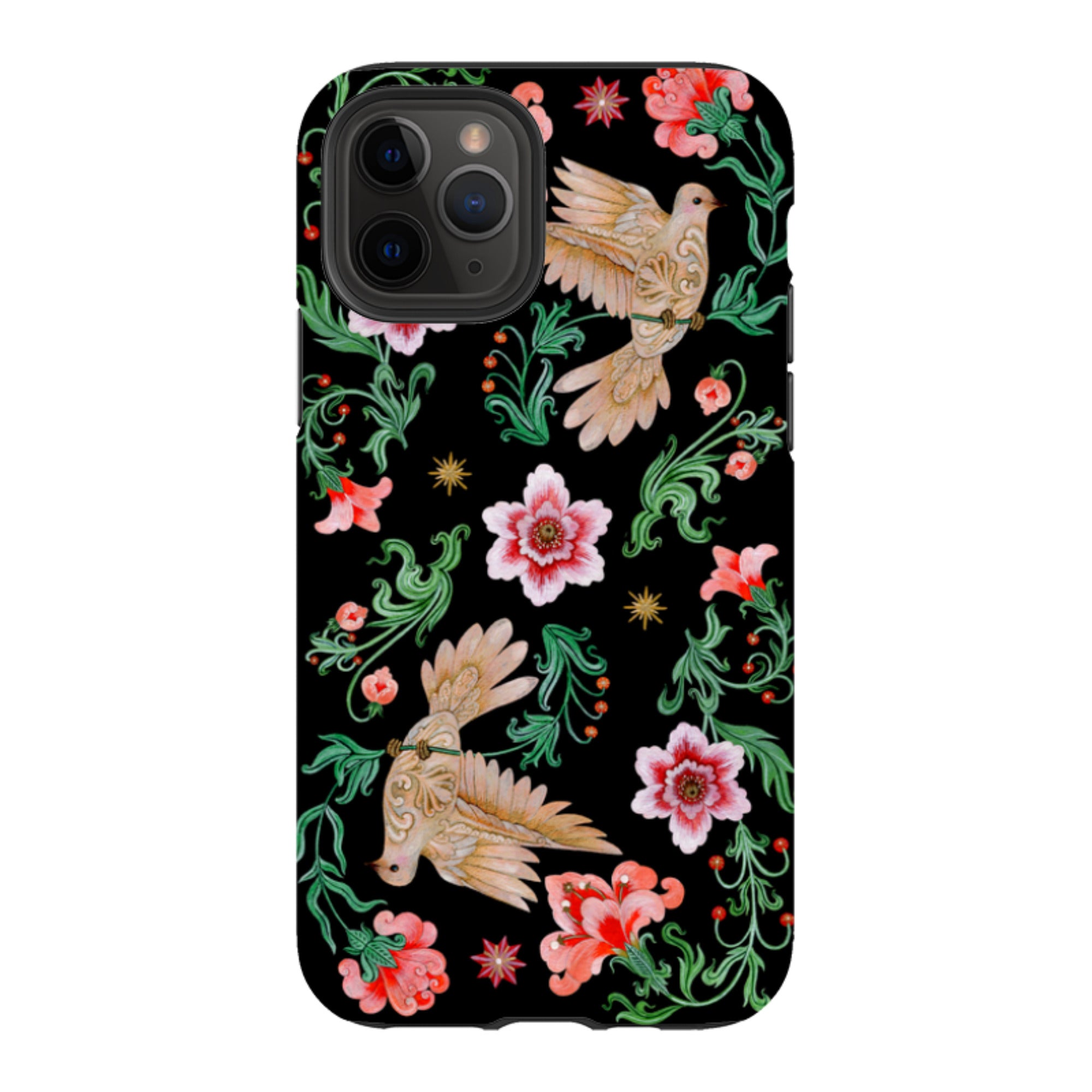 iPhone Tough  Case - Two Turtle Doves By Maria Matos