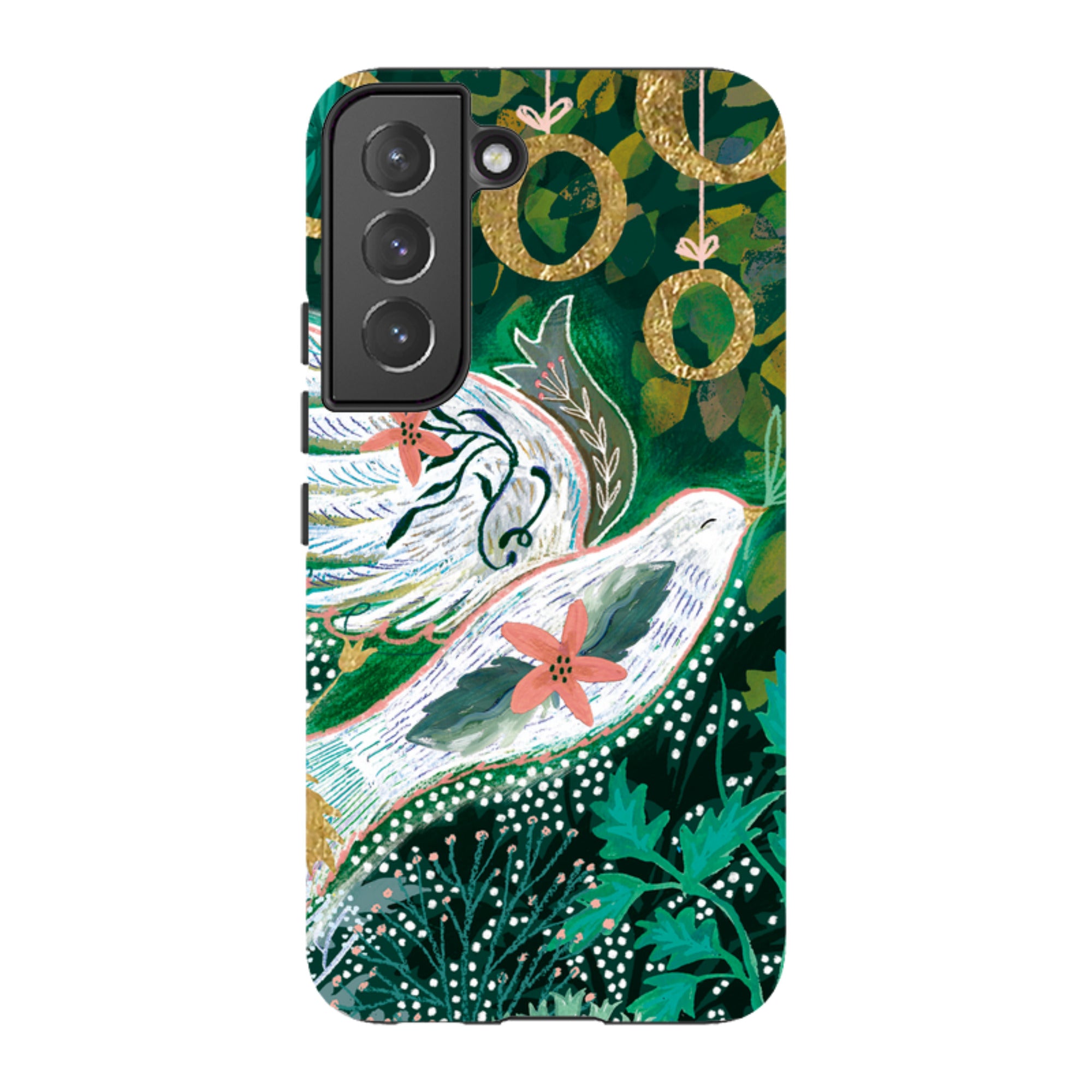 Samsung Tough Case - Gold Rings By Emma Frances Grant
