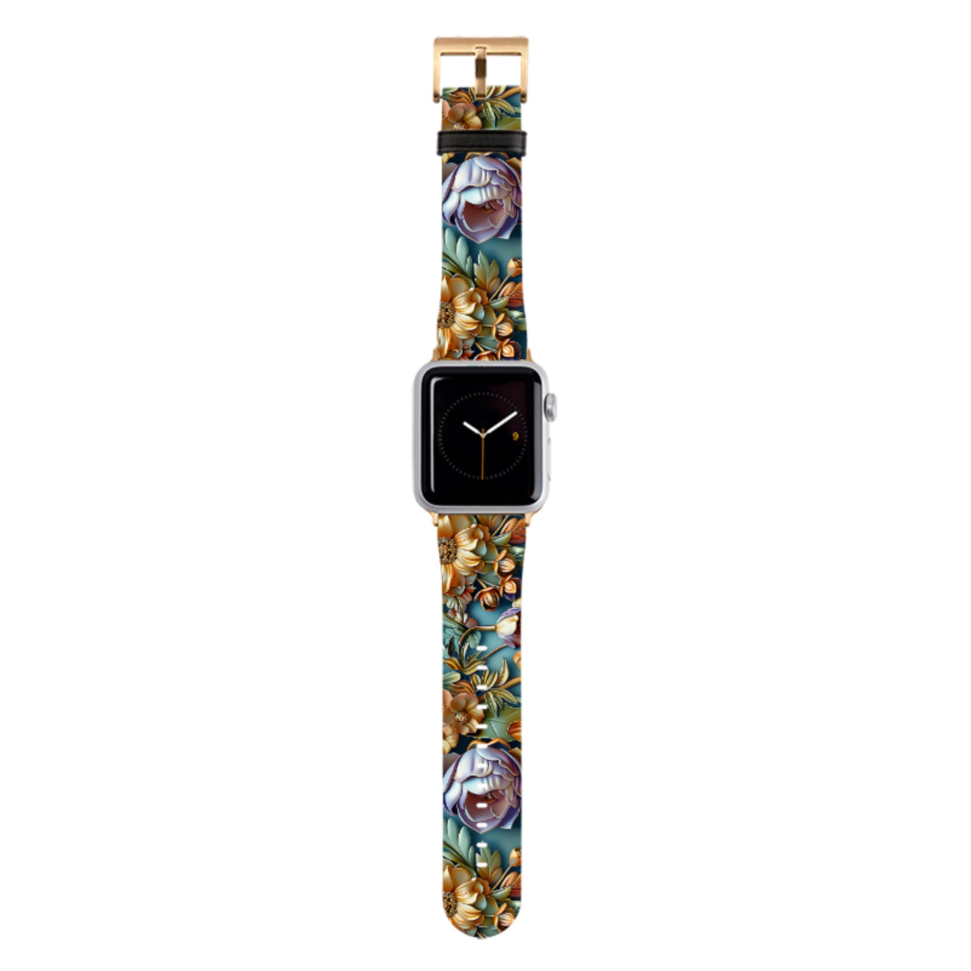 Sage Floral Apple Watch Strap