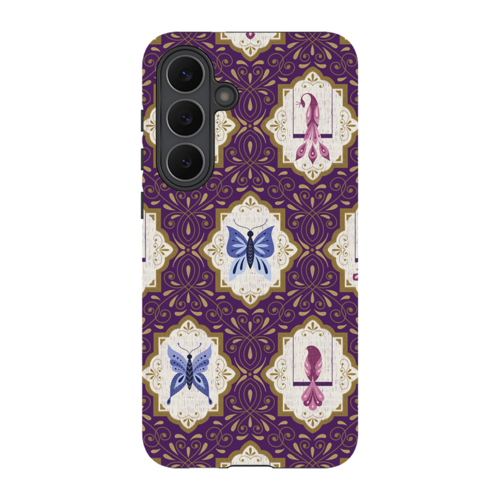 Samsung Tough Case - Wingframes Purple By Jenny Zemanek
