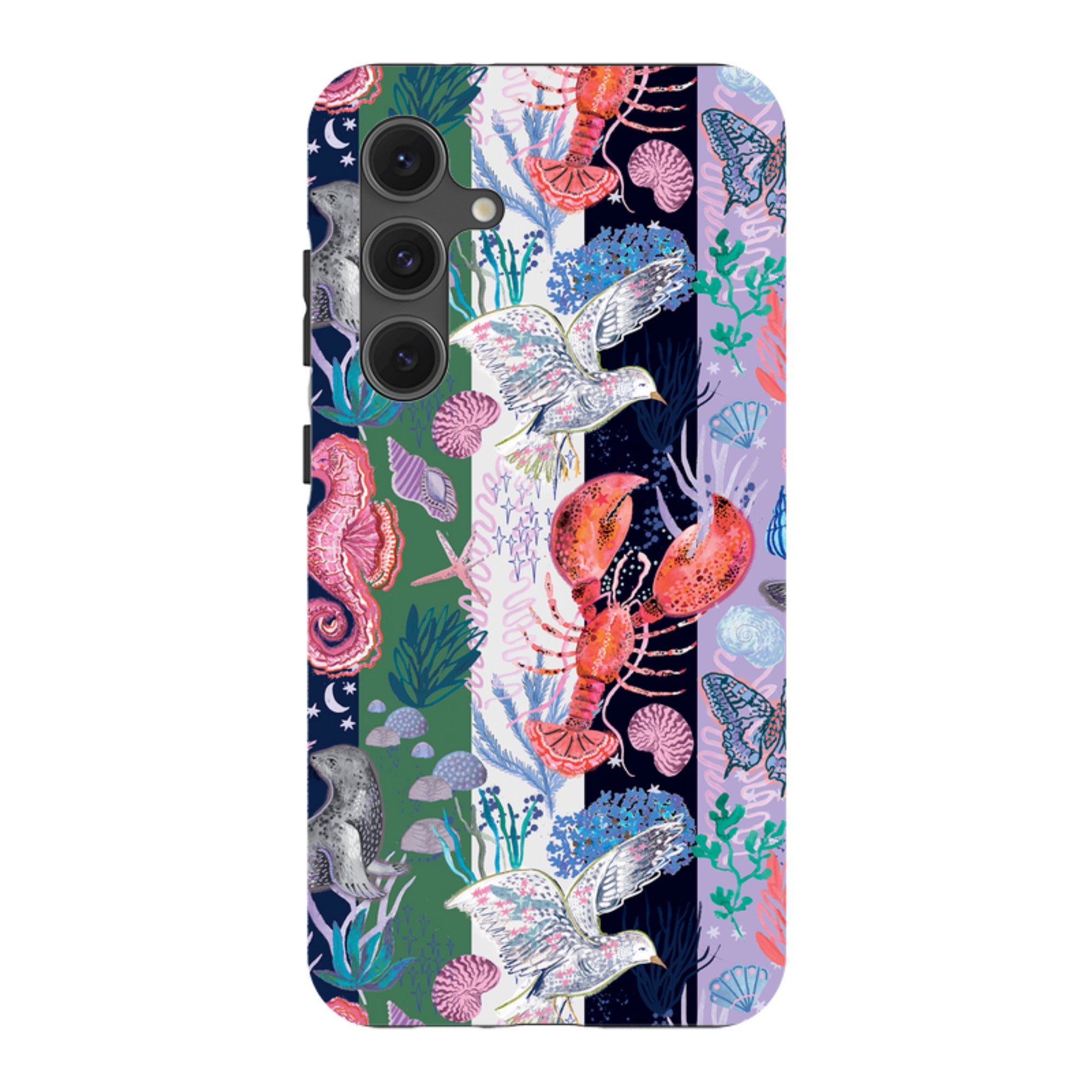 Samsung Tough  Case - Coastal Calling Stripe I By Emma Frances Grant
