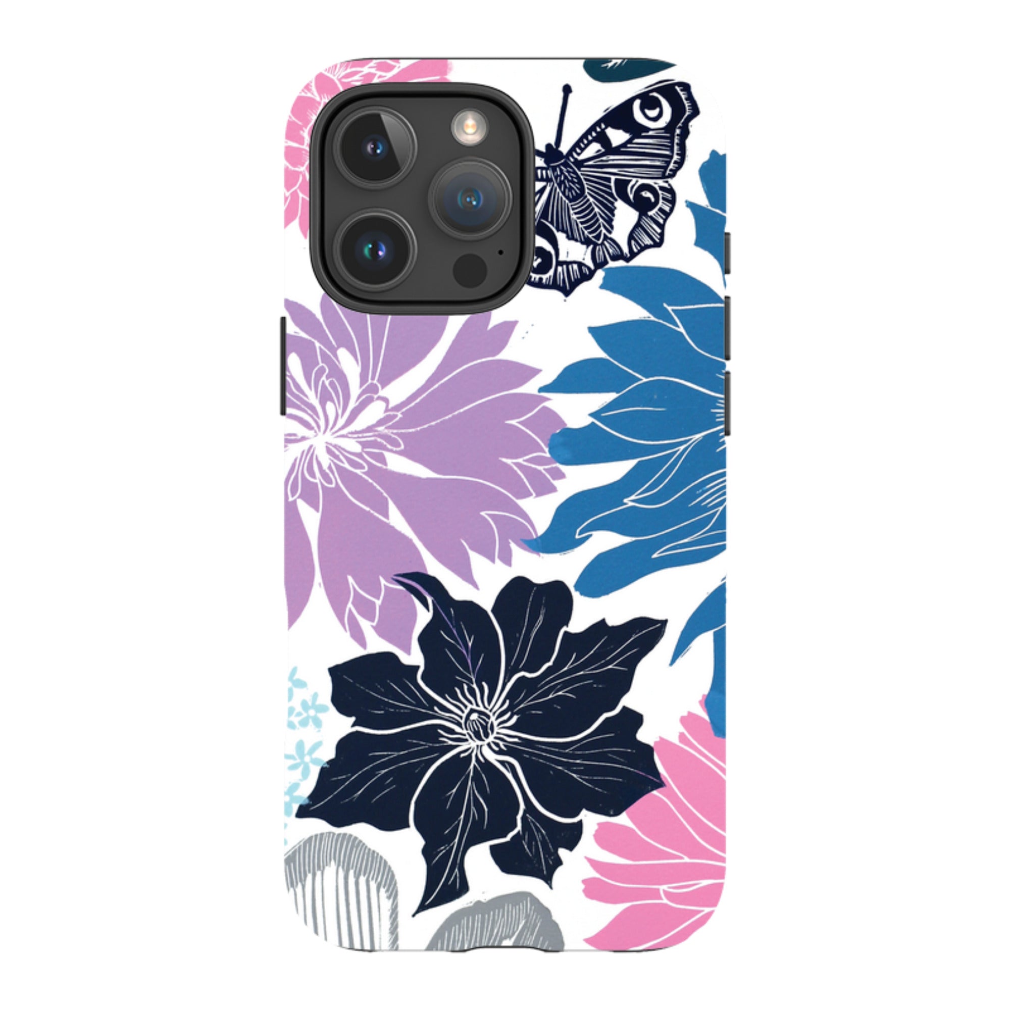 iPhone Tough Case - Cottage Garden Butterfly By Kate Heiss