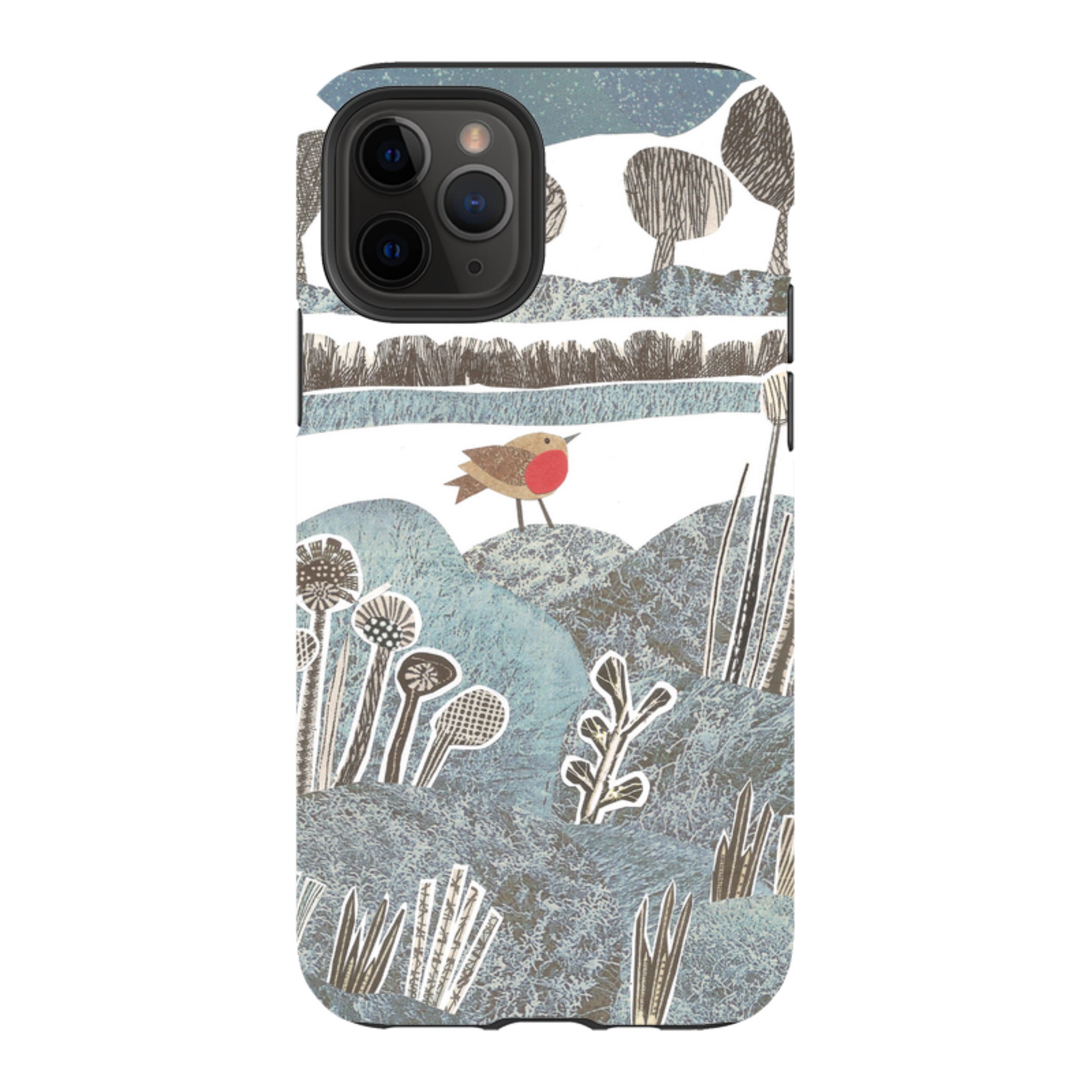 iPhone Tough Case - Frost Robin By Jane Robbins