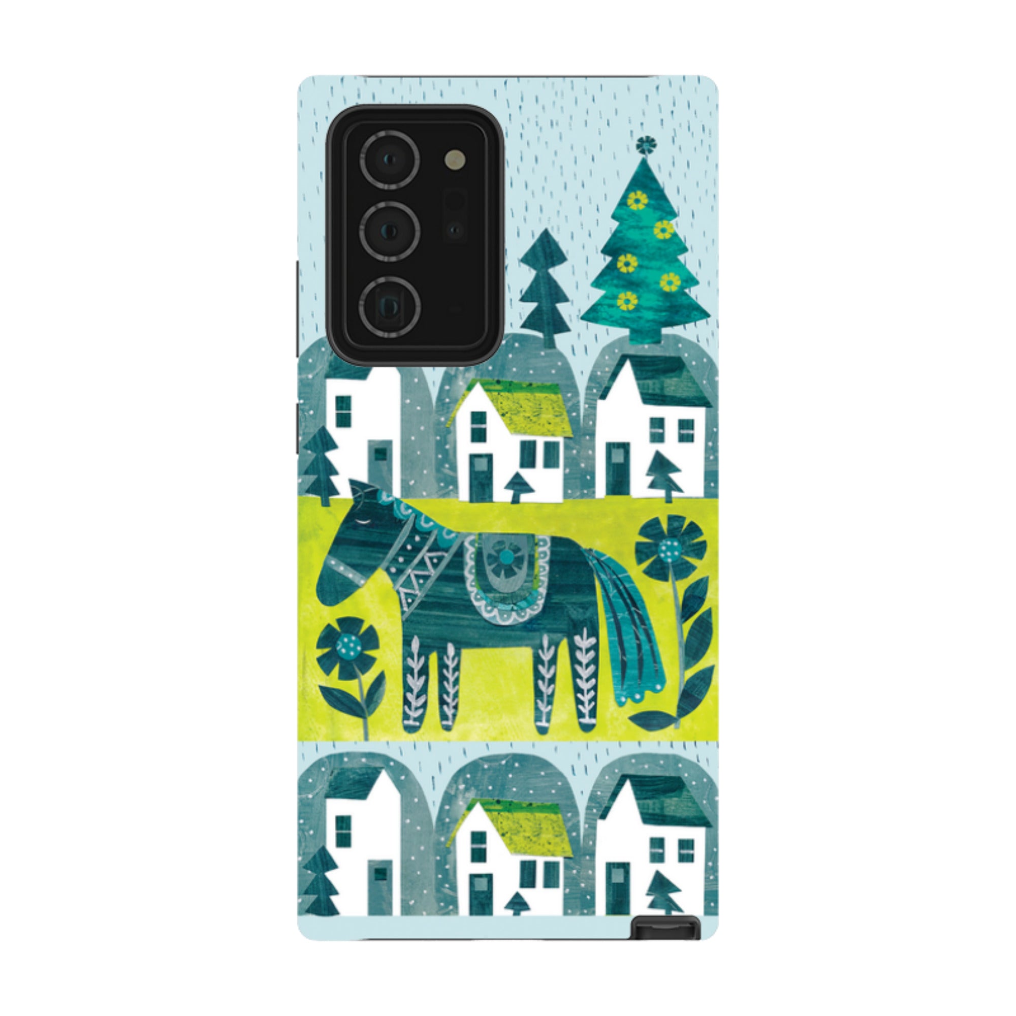 Samsung Tough Case - Winter Dala Horse By Tracey English
