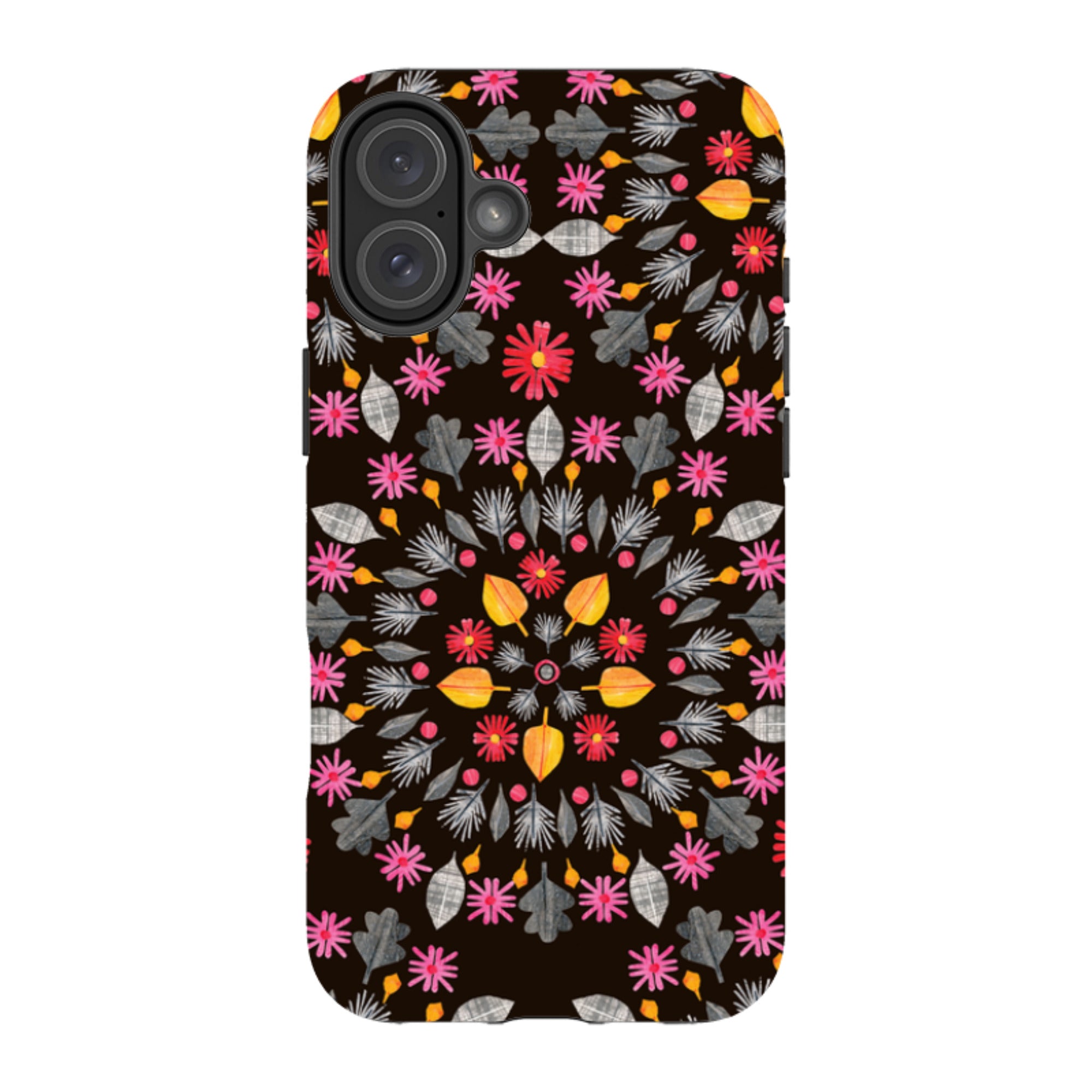 iPhone Tough Case - Autumn Mandala By Tracey English