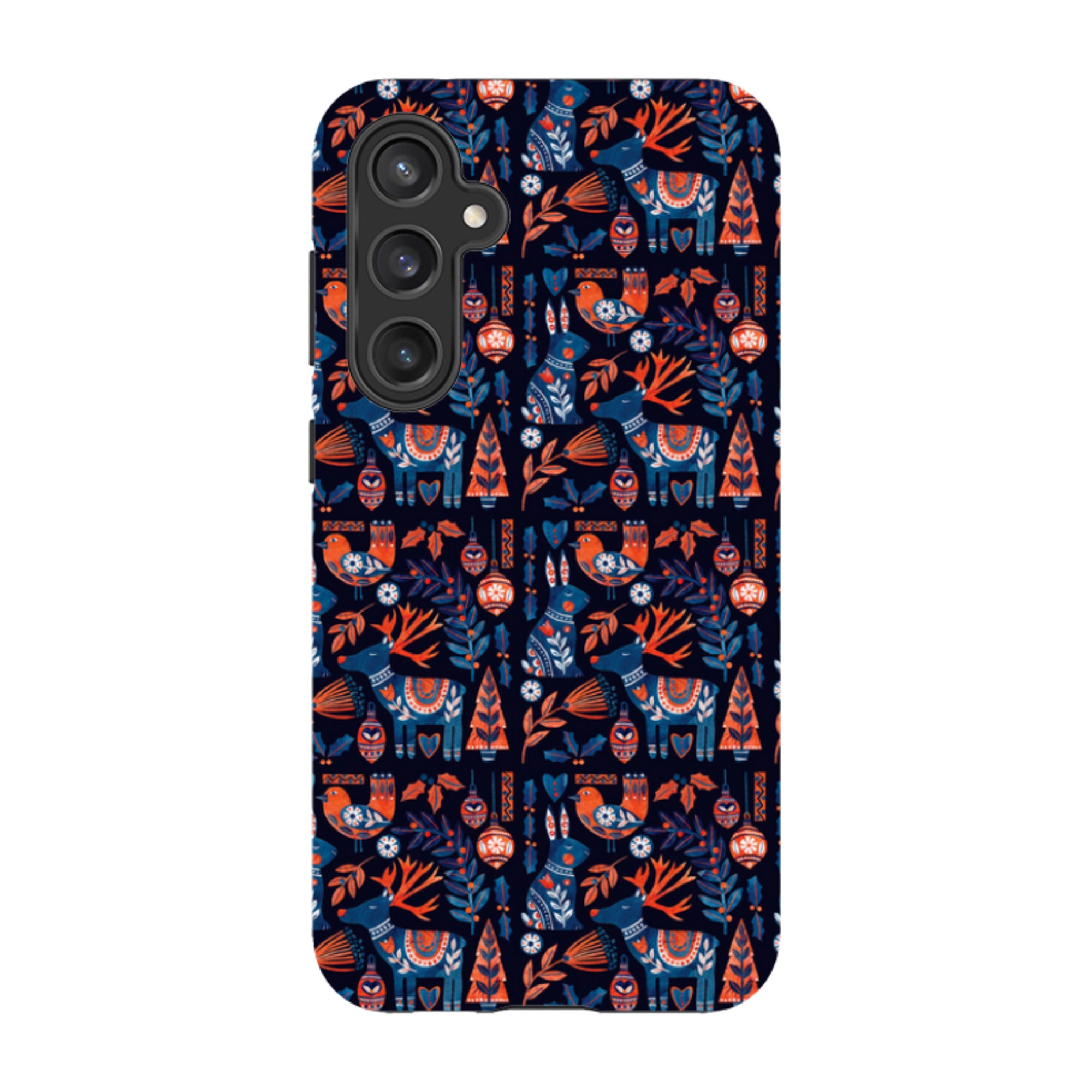 Samsung Tough Case - Scandi Animals Dark By Tracey English