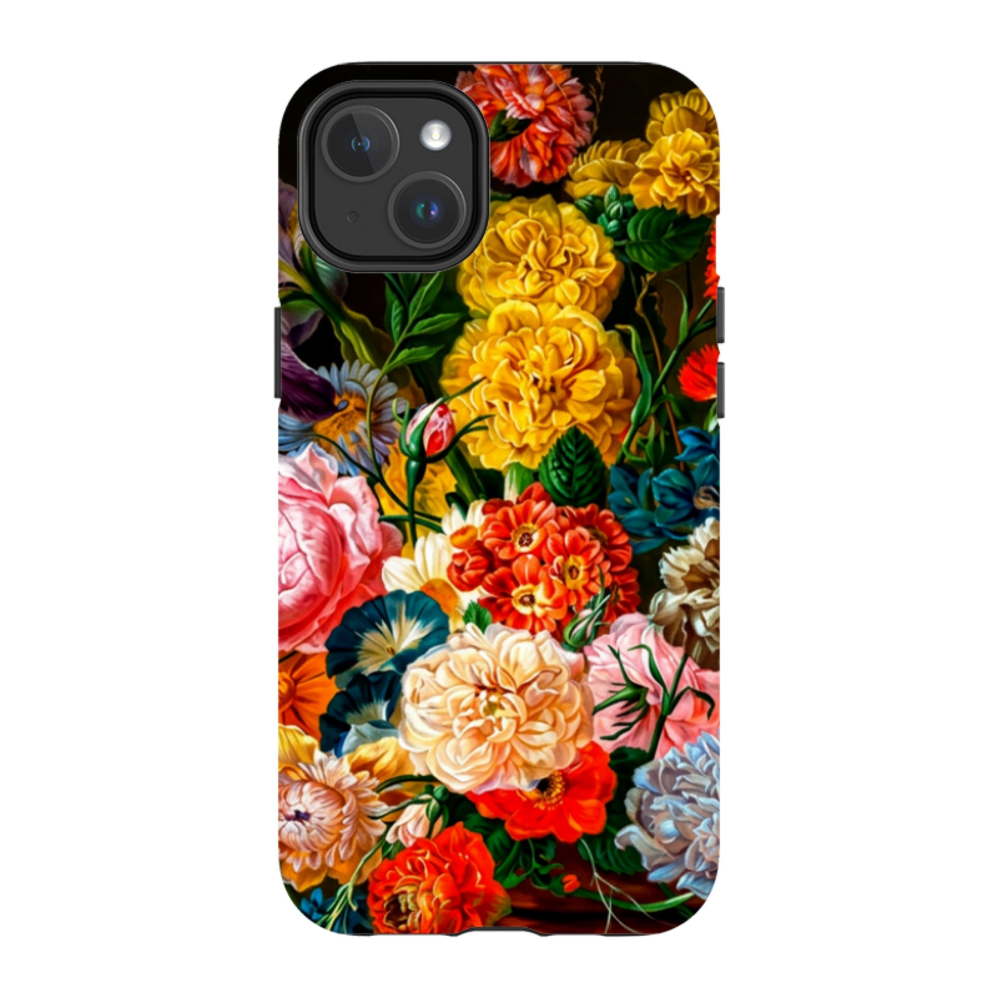 iPhone MagSafe Tough Case - Vintage Peony & Iris