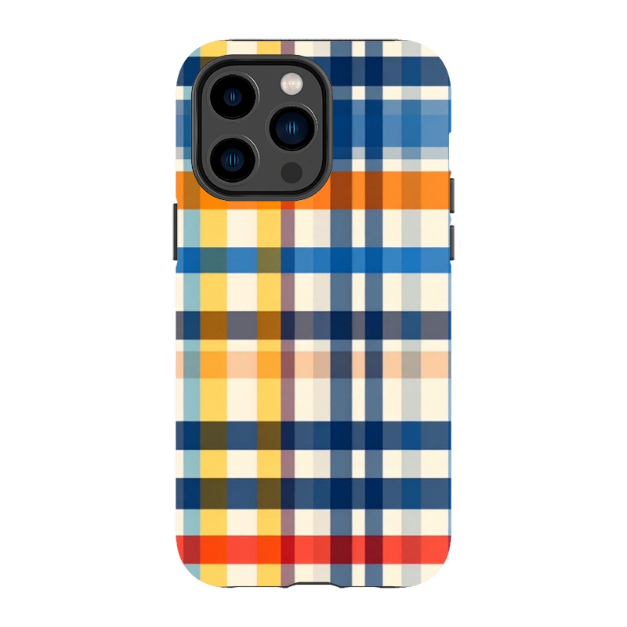 iPhone MagSafe Tough Case - Barcelona Gingham