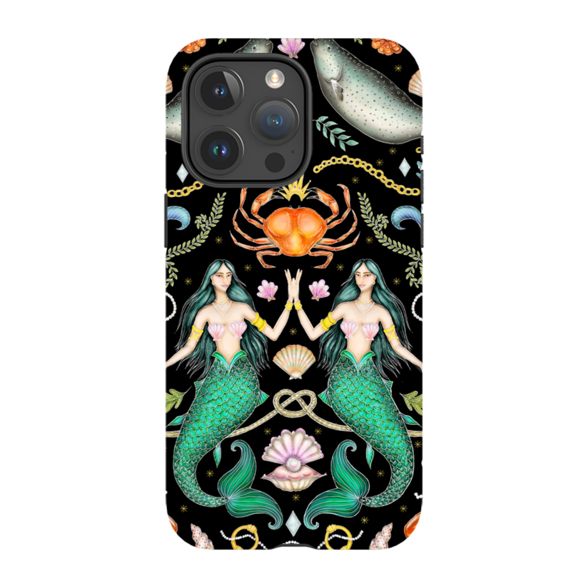 iPhone MagSafe Tough Case - Triton's Treasure By Catherine Rowe