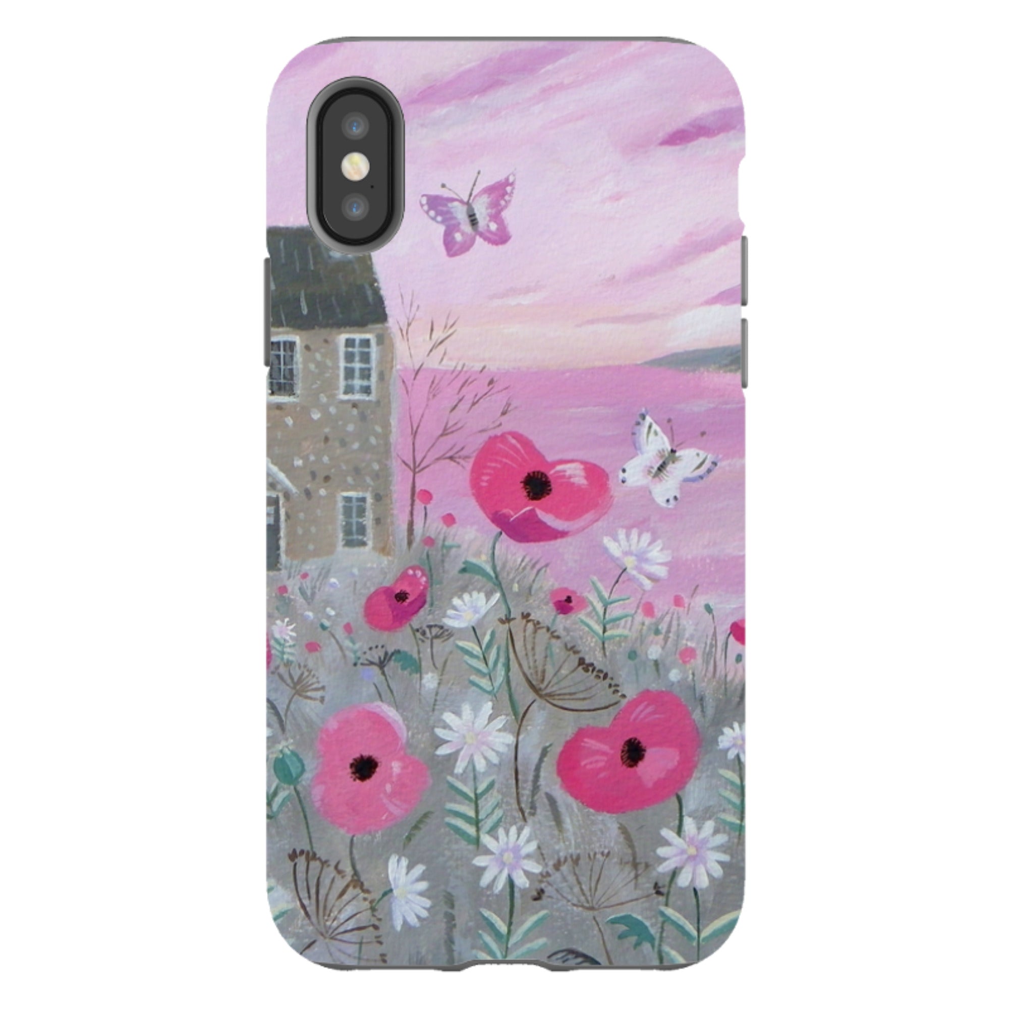 iPhone Tough Case - Seaside Flowers By Mary Stubberfield