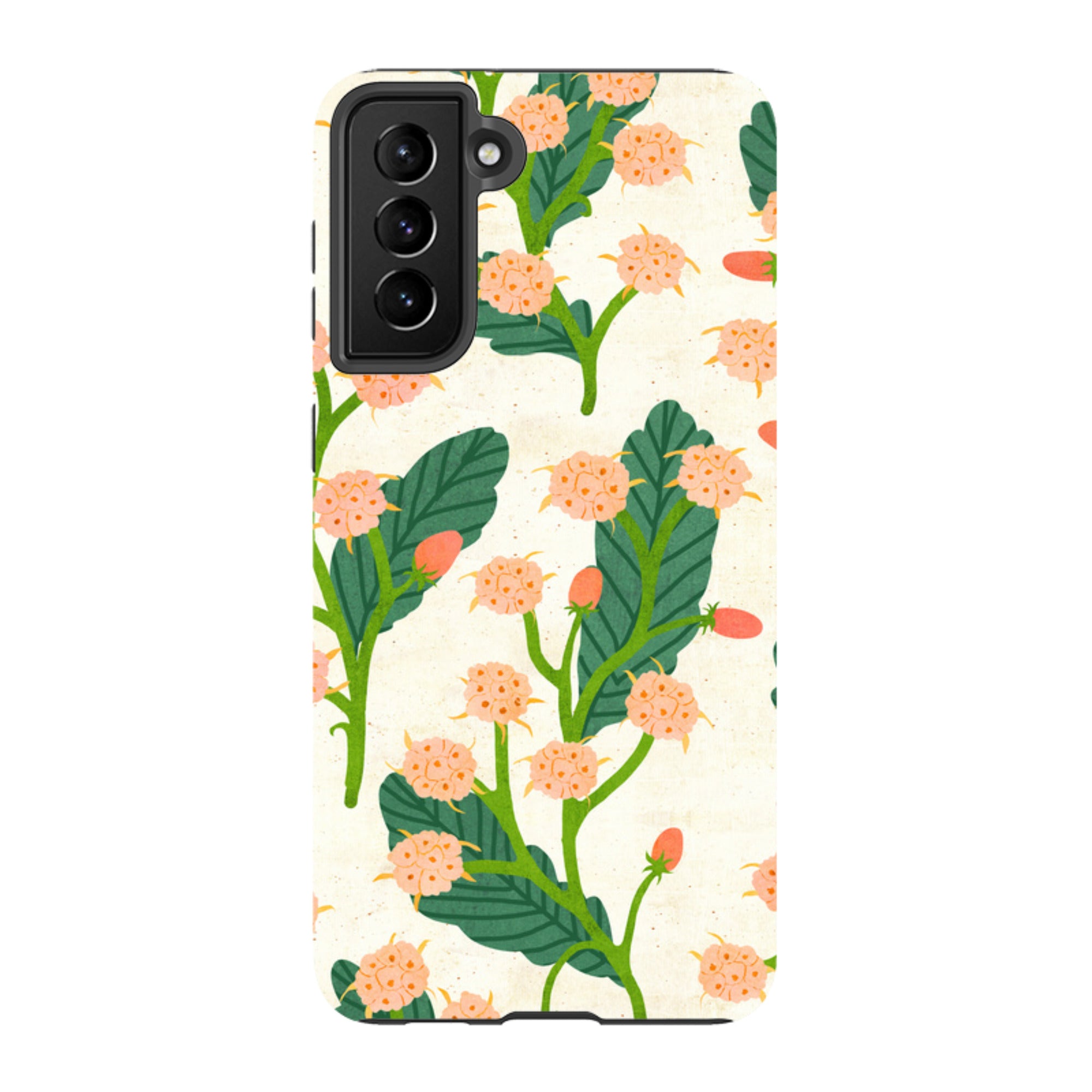 Samsung Tough Case - Summer Seeds Cream By Katherine Quinn