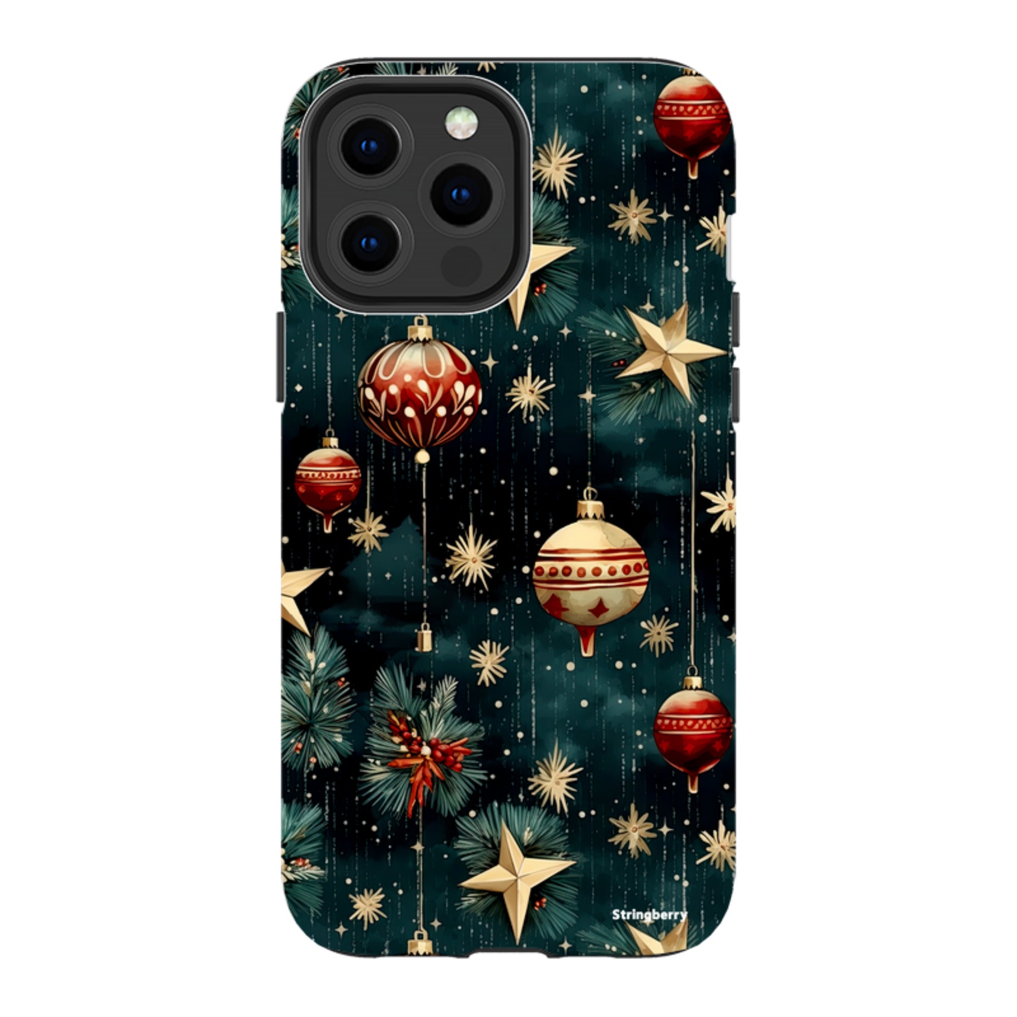 iPhone Tough Case - Christmas Baubles III