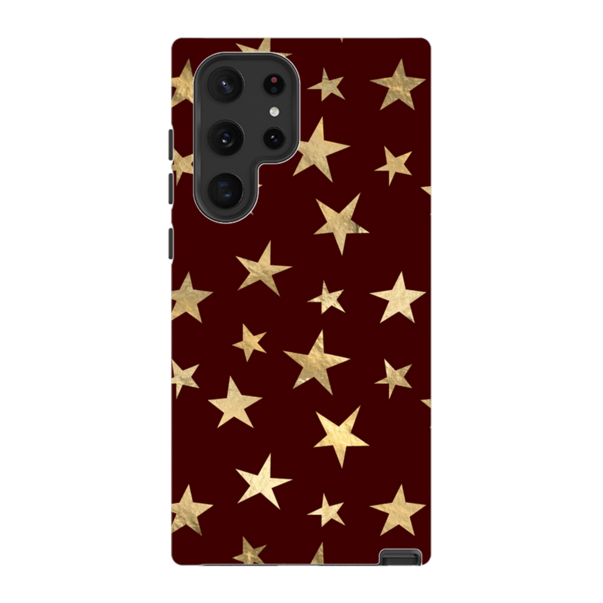 Samsung Tough Case - Brown and Gold Stars