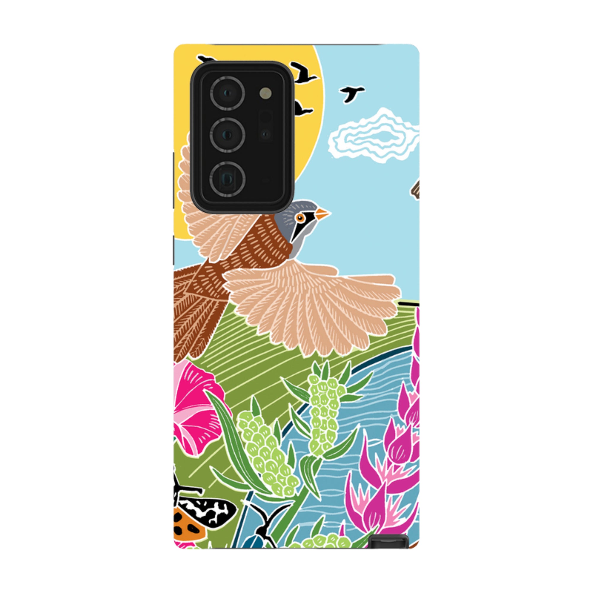 Samsung Tough Case - Bearded Tits By Kate Heiss