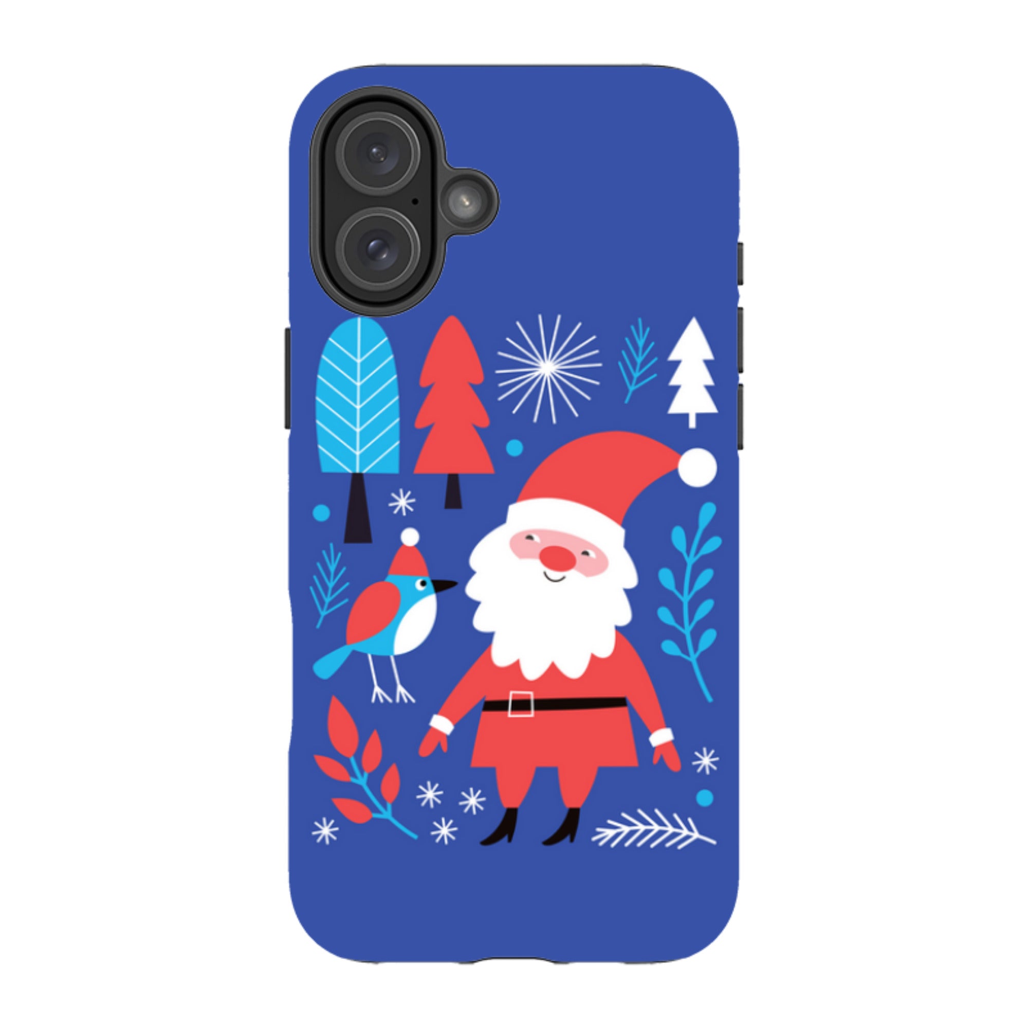 iPhone Tough Case - Santa And Bird