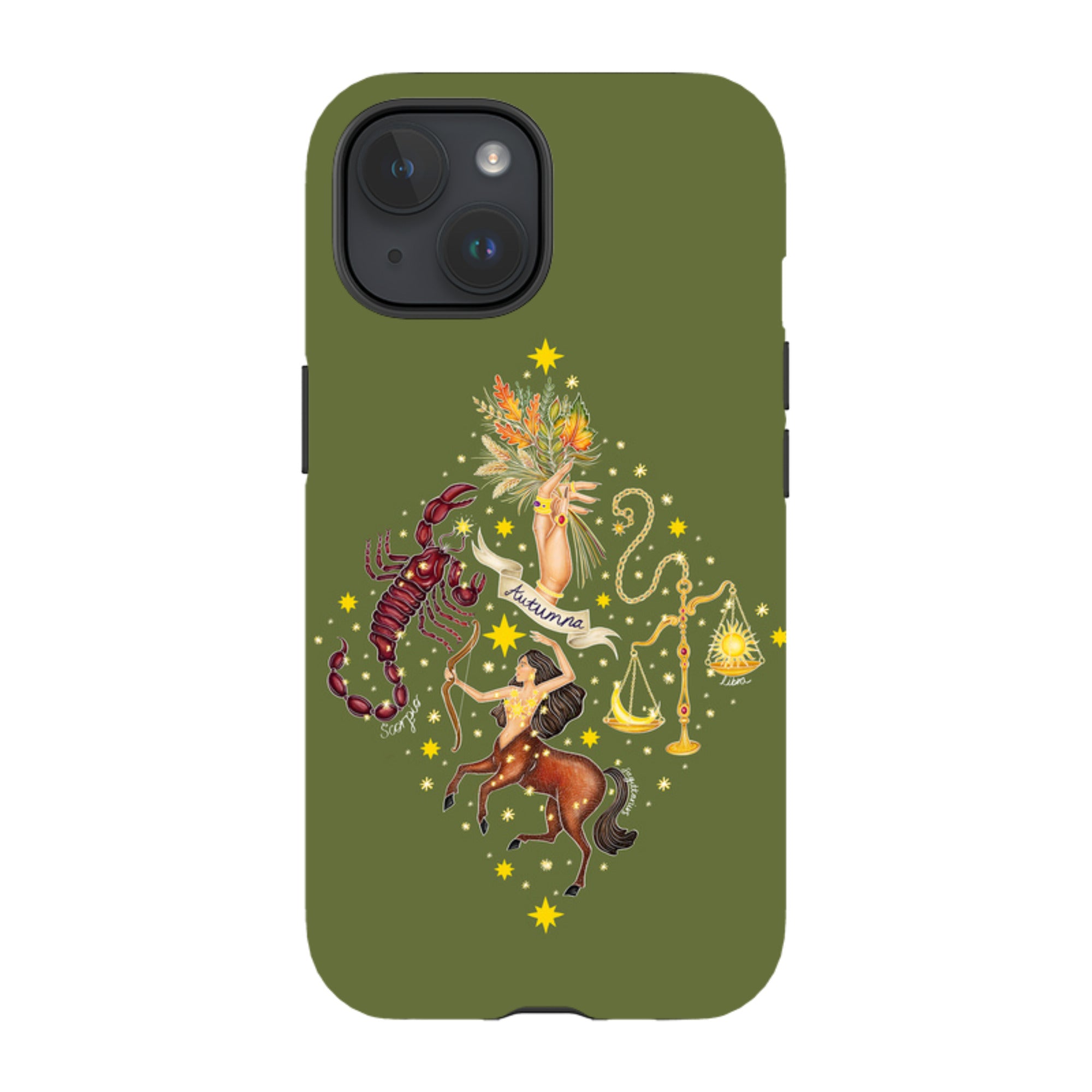 iPhone MagSafe Tough Case - Autumn Zodiac By Catherine Rowe