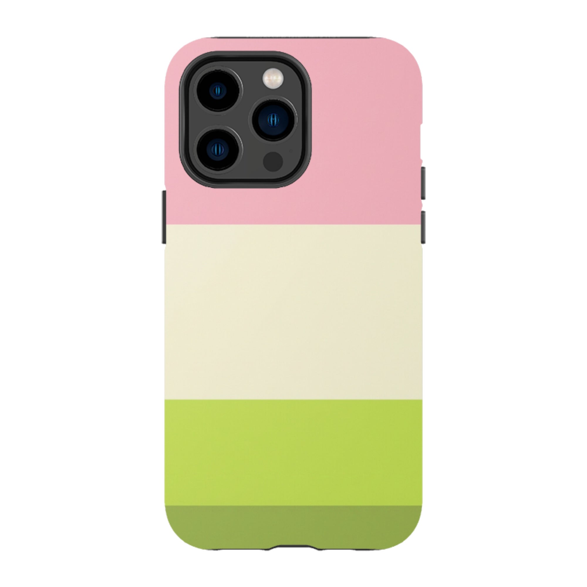 iPhone Tough Case - Pink & Sage Green