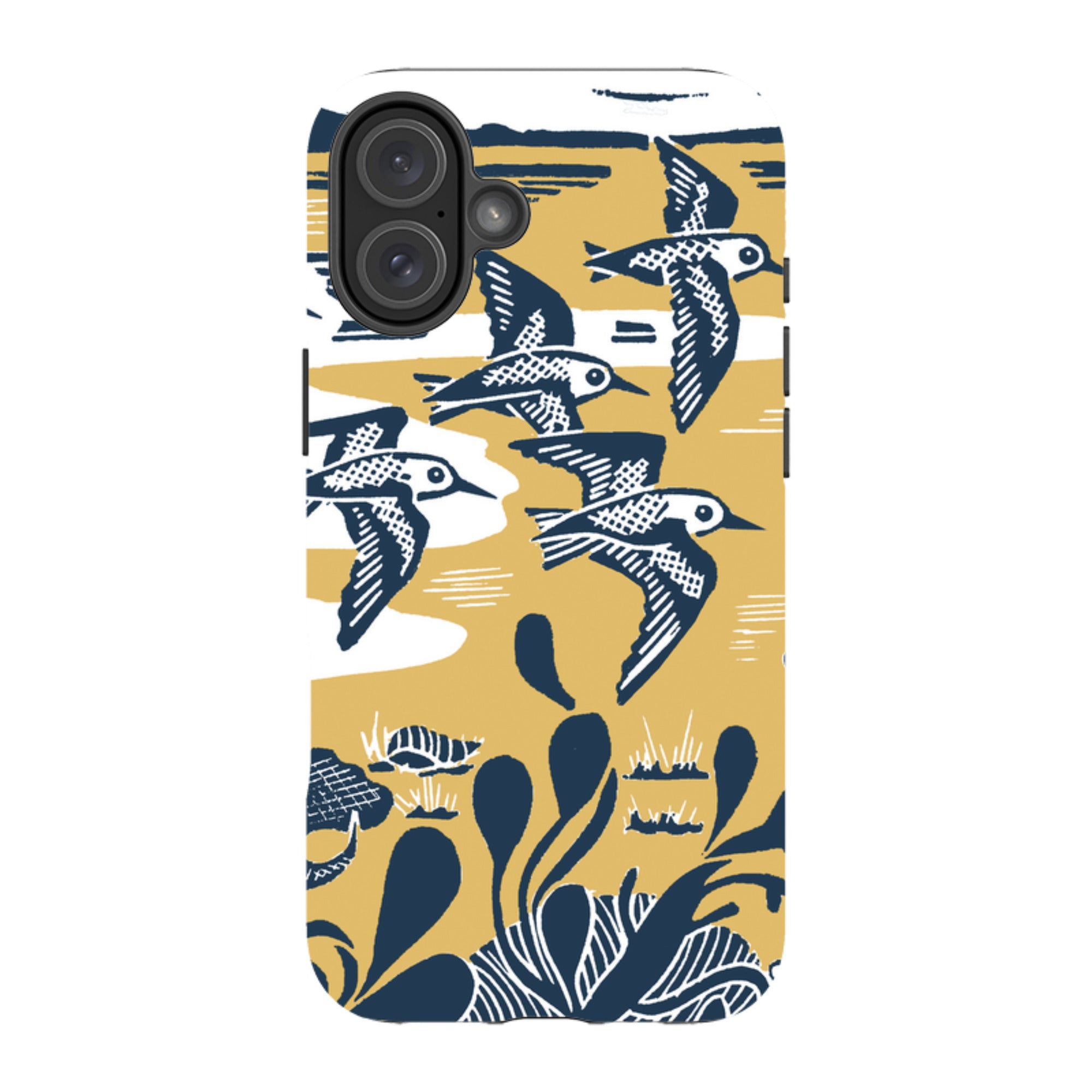 iPhone Tough Case - Sanderlings At The Shore By Kate Heiss