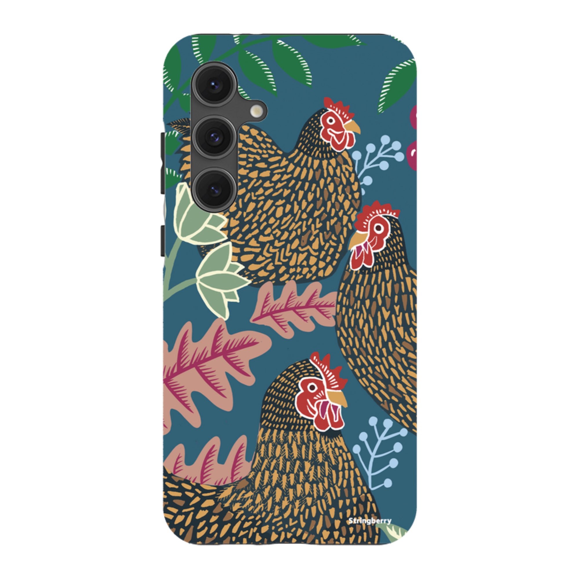 Samsung Tough Case - Three French Hens By Kate Heiss