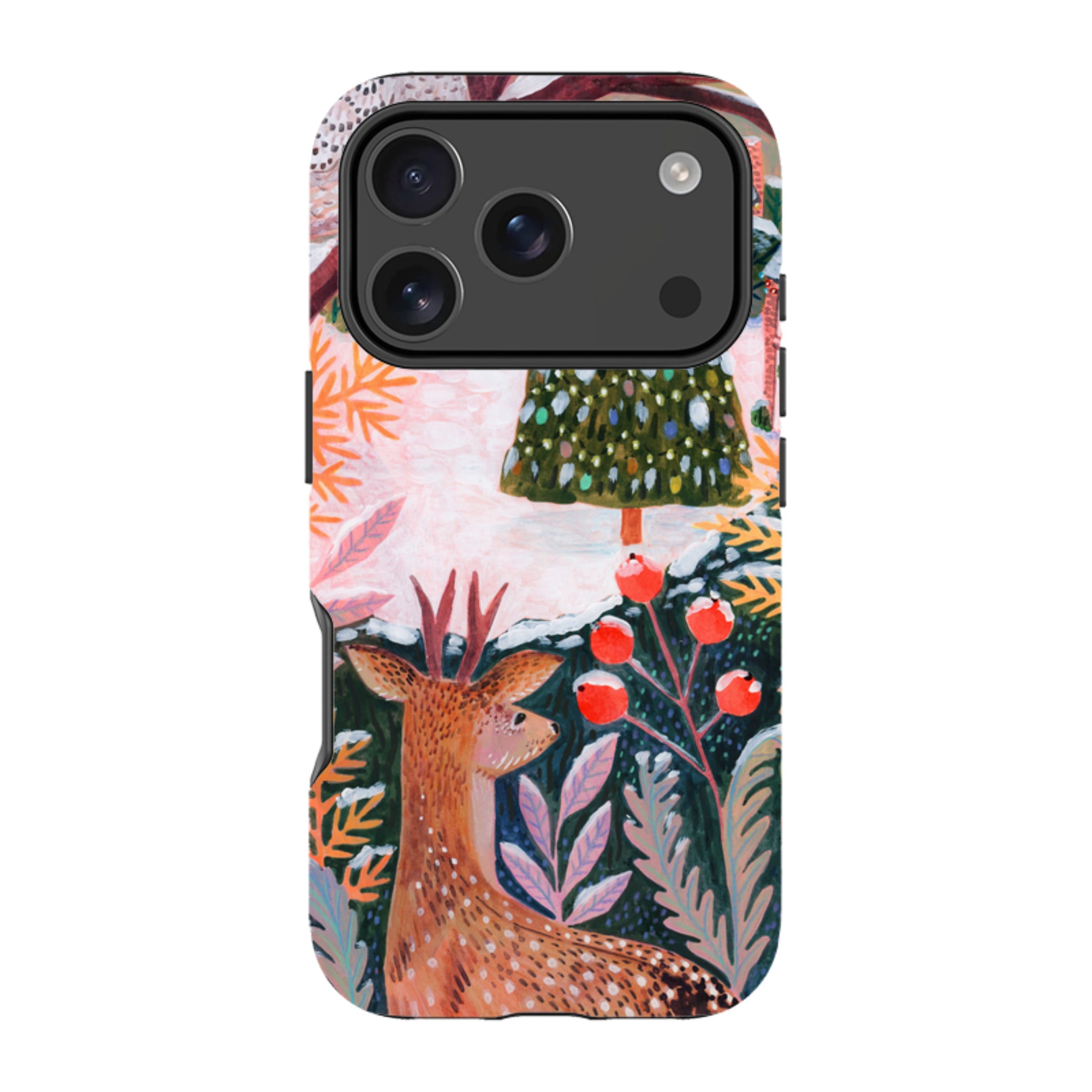 iPhone Tough Case - Deer By Lee Foster Wilson