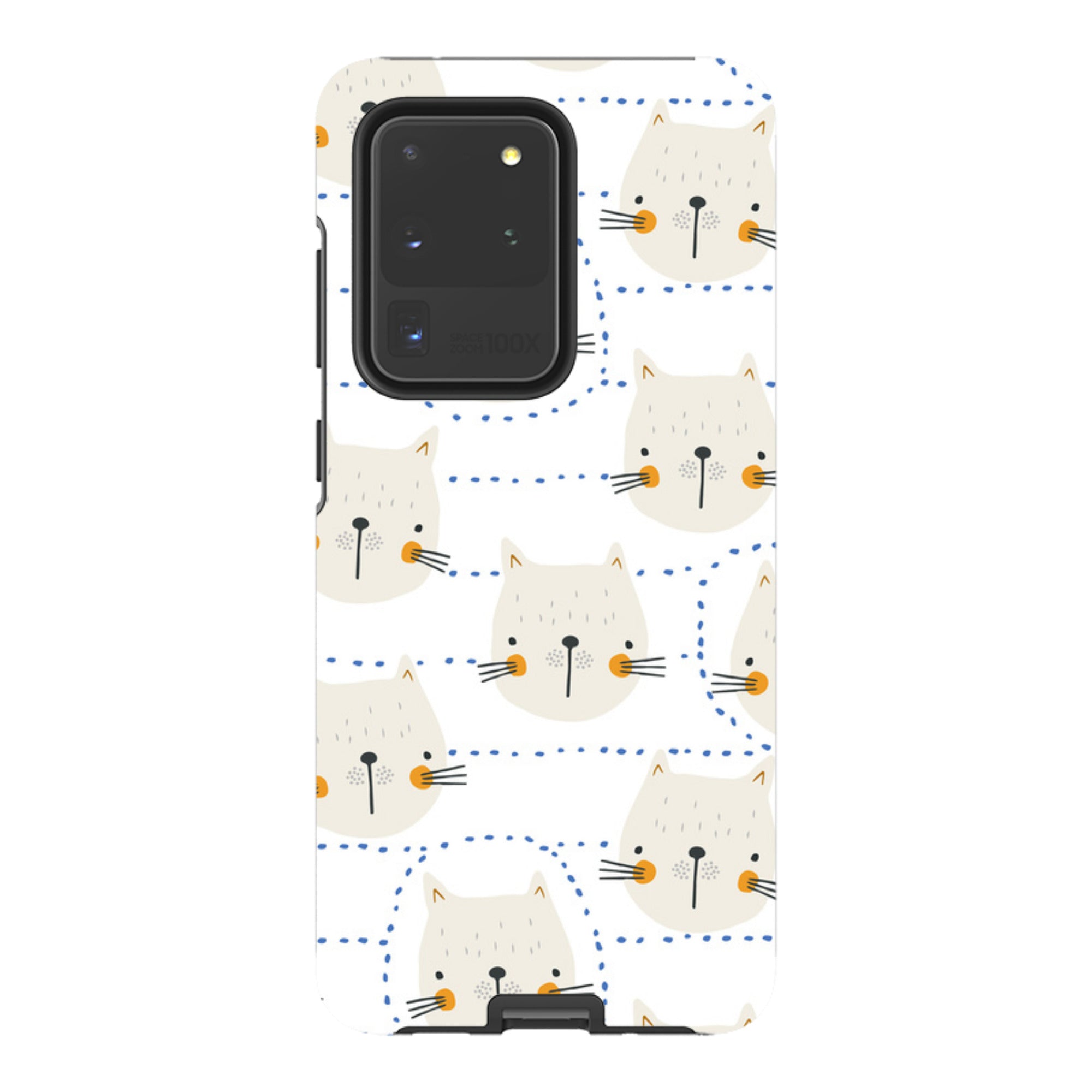 Samsung Tough Case - Cat Tiles