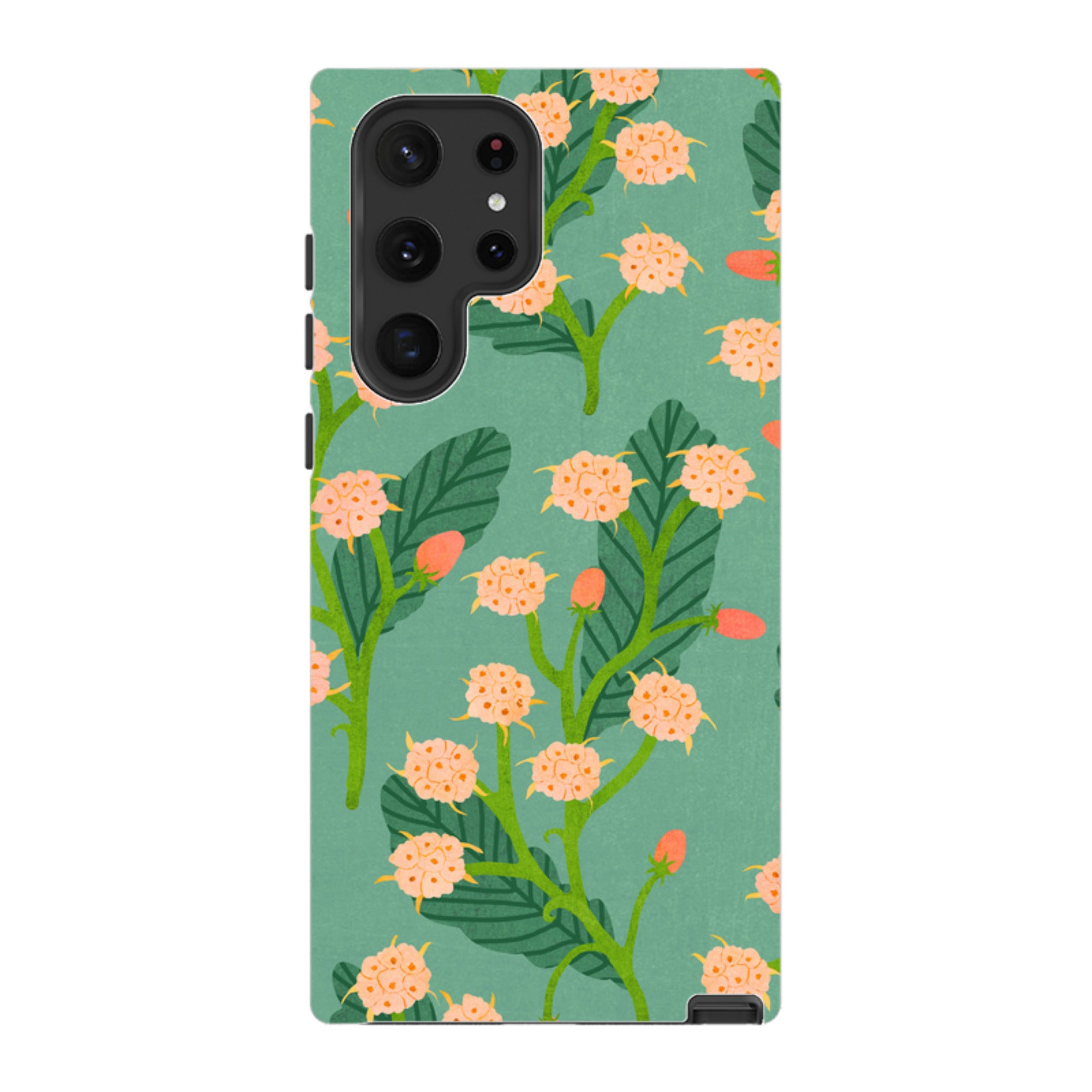 Samsung Tough Case - Summer Seeds Teal By Katherine Quinn