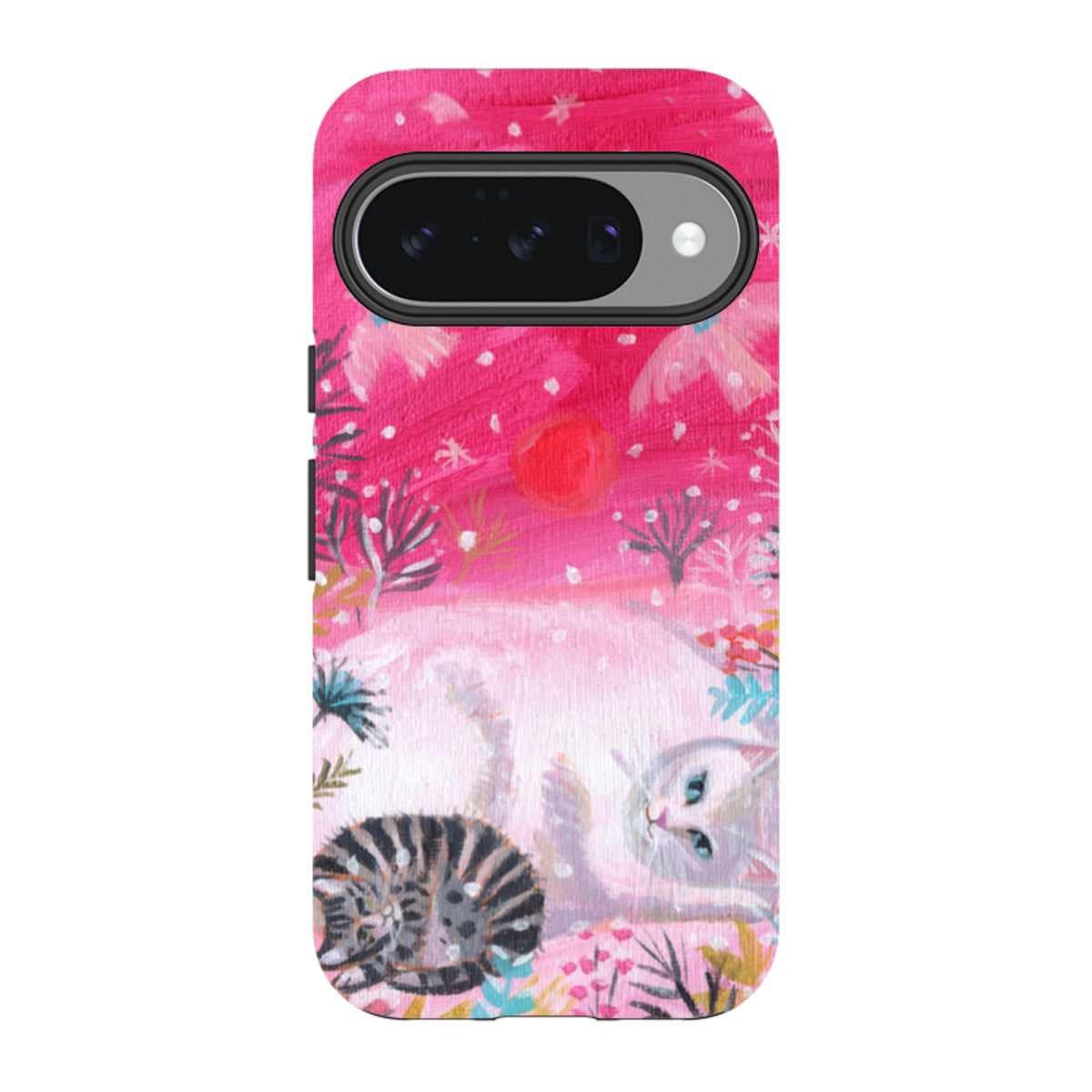 Google Tough Case - Christmas Cats By Mary Stubberfield