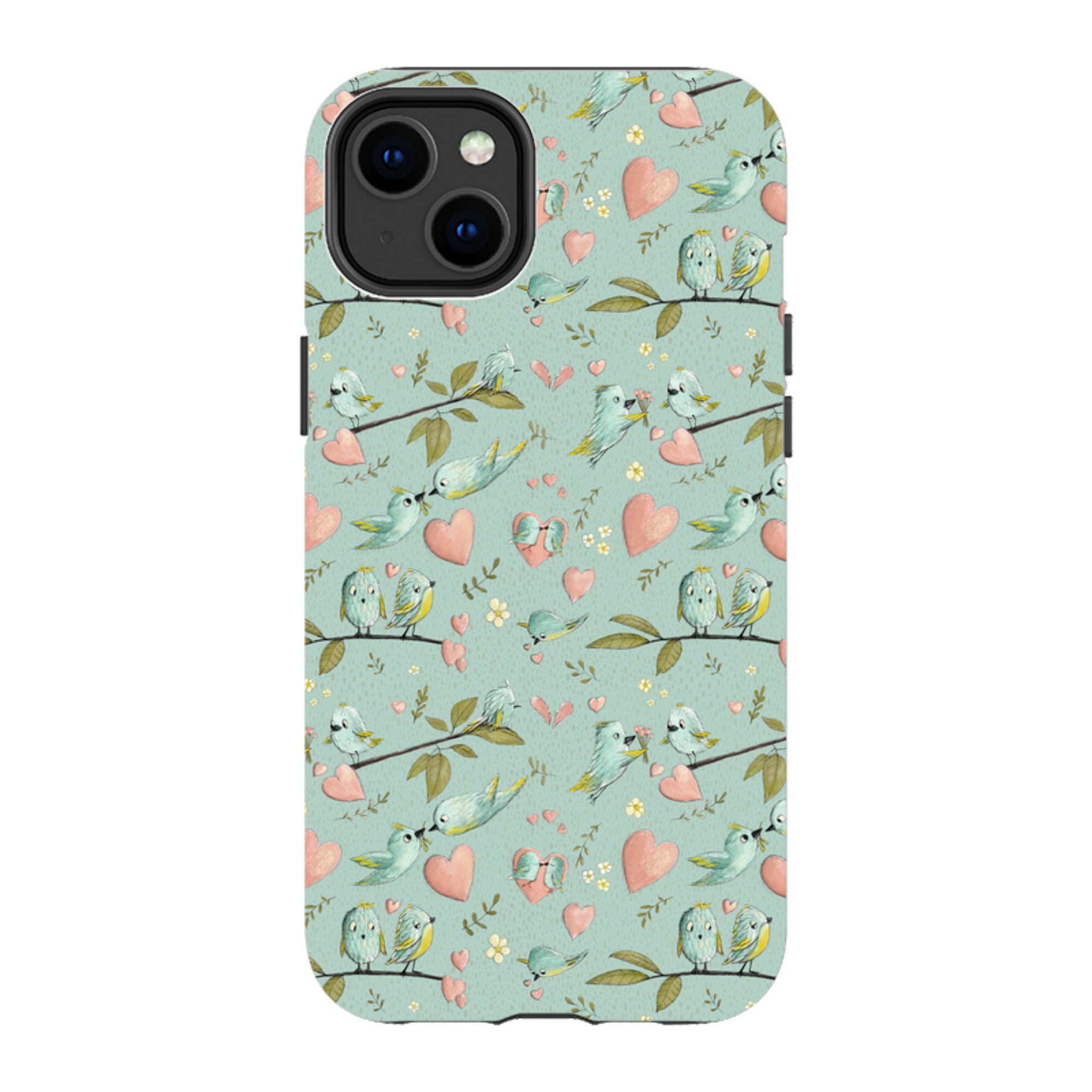 iPhone Tough Case - Love Is In The Air Pattern By Maja Lindberg