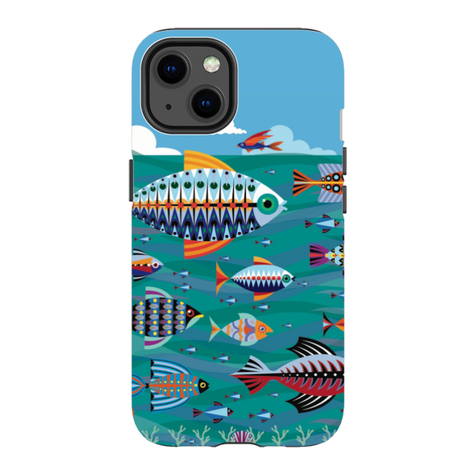 iPhone MagSafe Tough Case -  Fish By Patternista