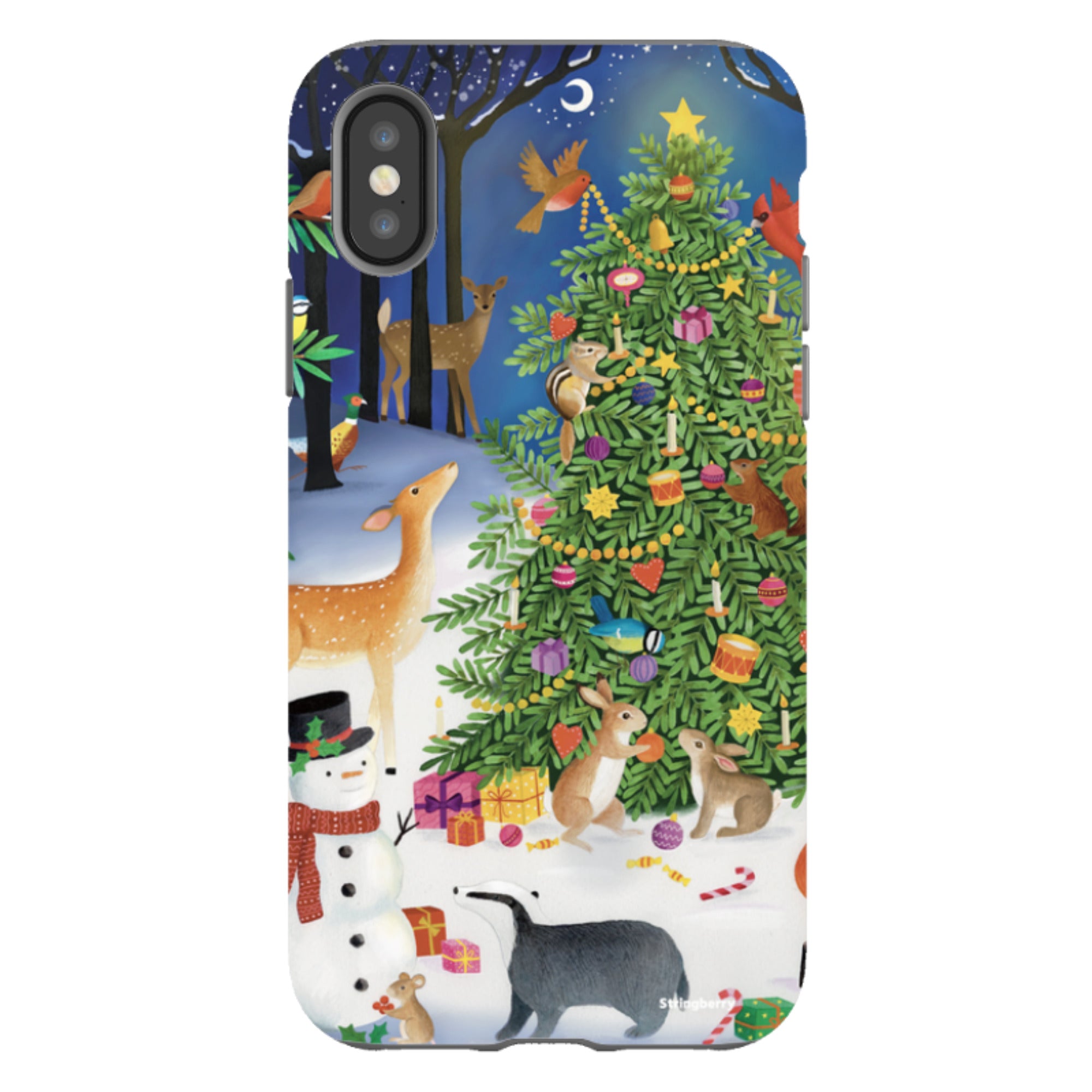 iPhone Tough Case - Xmas Pattern IV By Bex Parkin