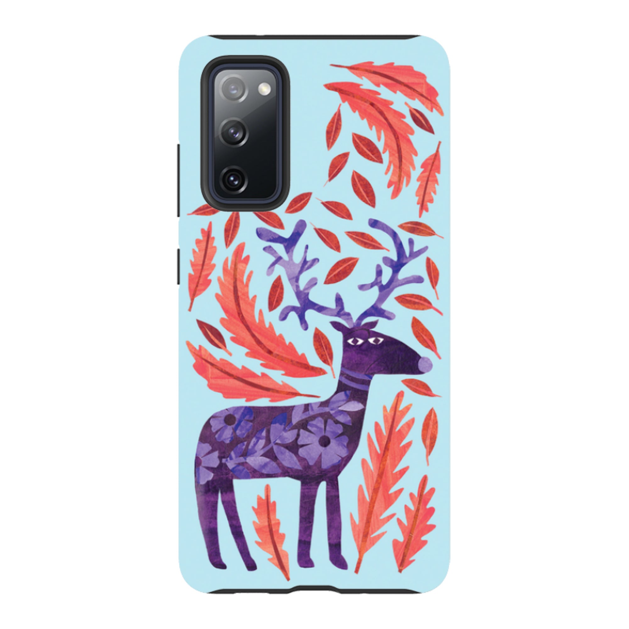 Samsung Tough Case - Purple Reindeer By Tracey English
