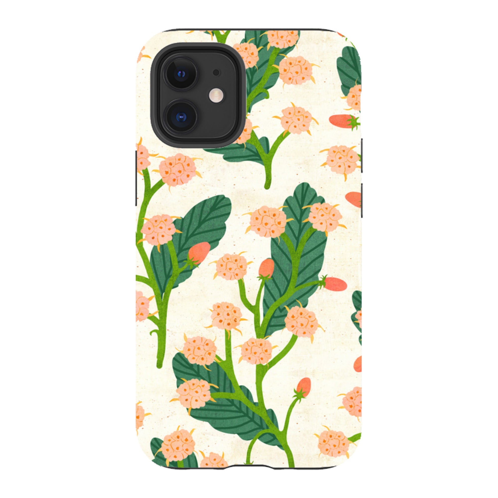 iPhone Tough Case - Summer Seeds Cream By Katherine Quinn