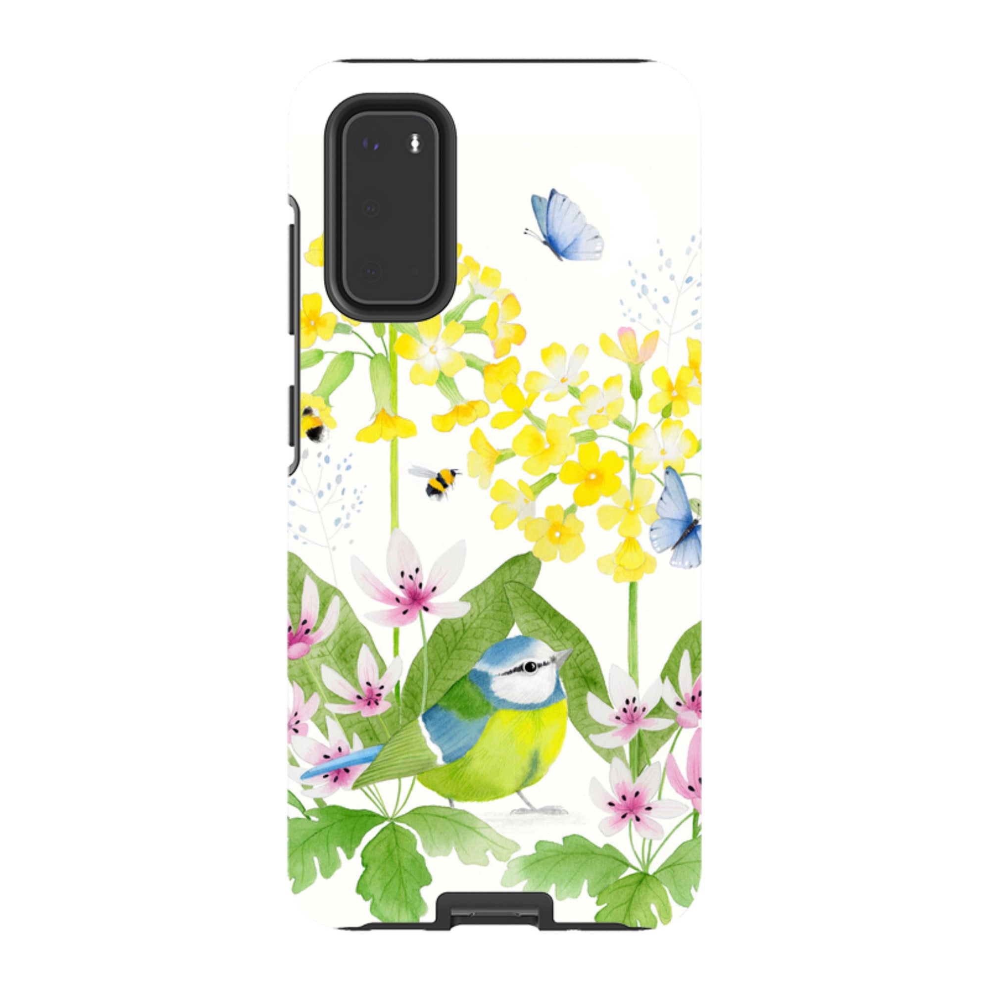 Samsung Tough Case - Blue Tit Garden By Bex Parkin