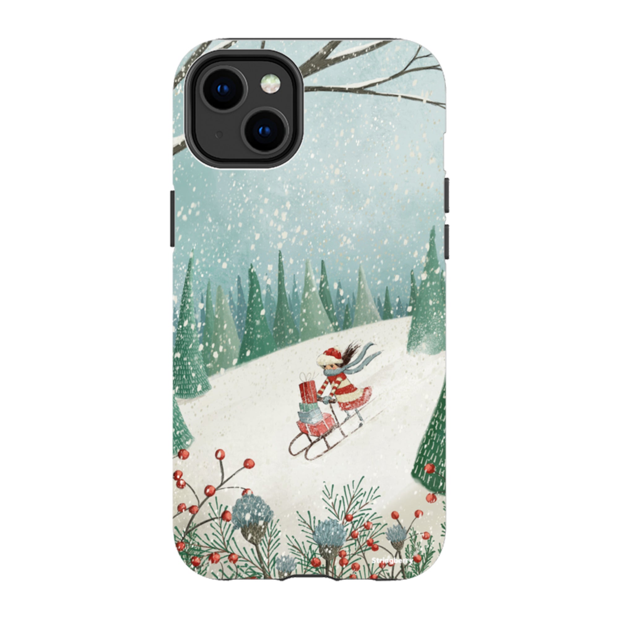 iPhone Tough Case - Sleigh Delivery By Maja Lindberg