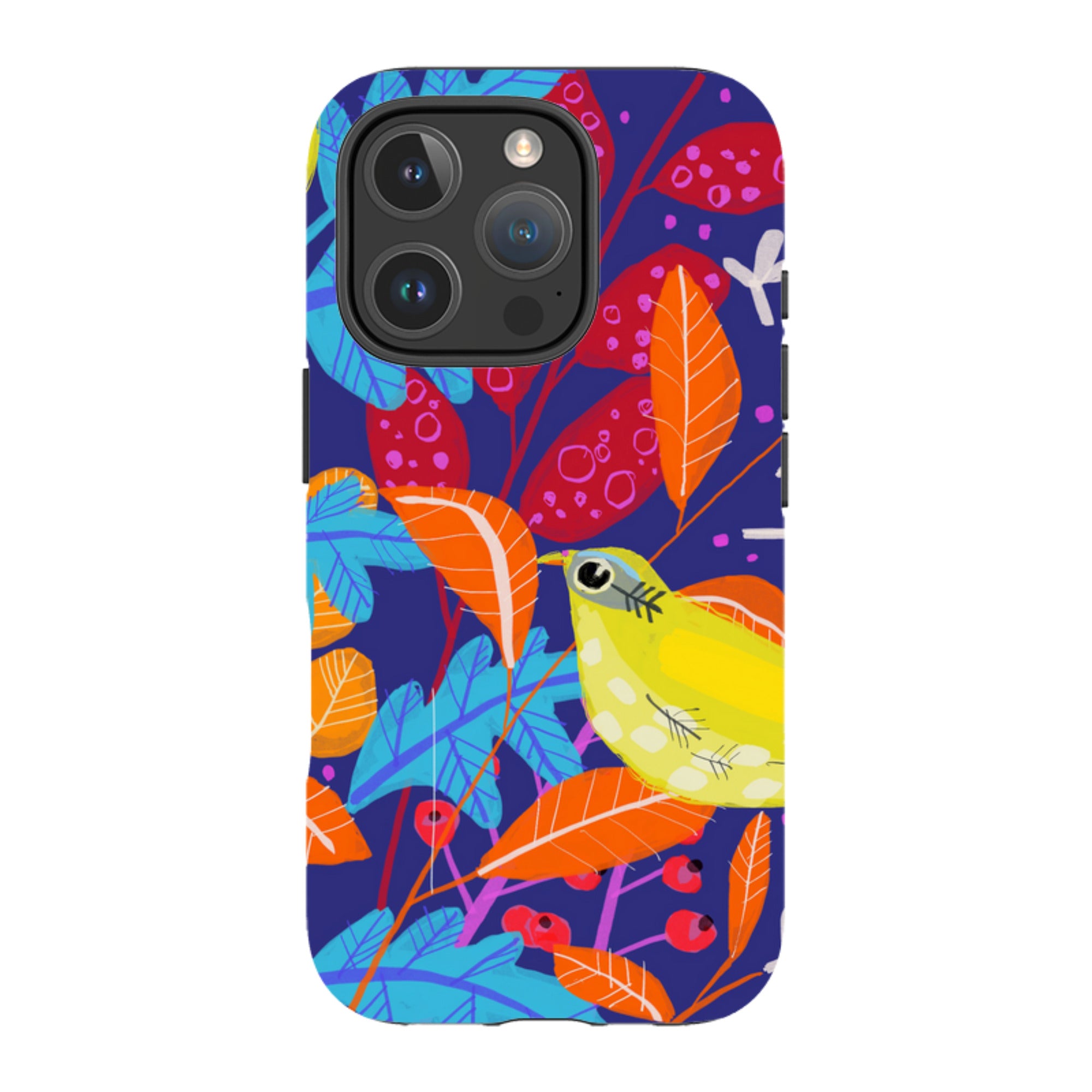 iPhone MagSafe Tough Case -  Yellow Bird By Claire West