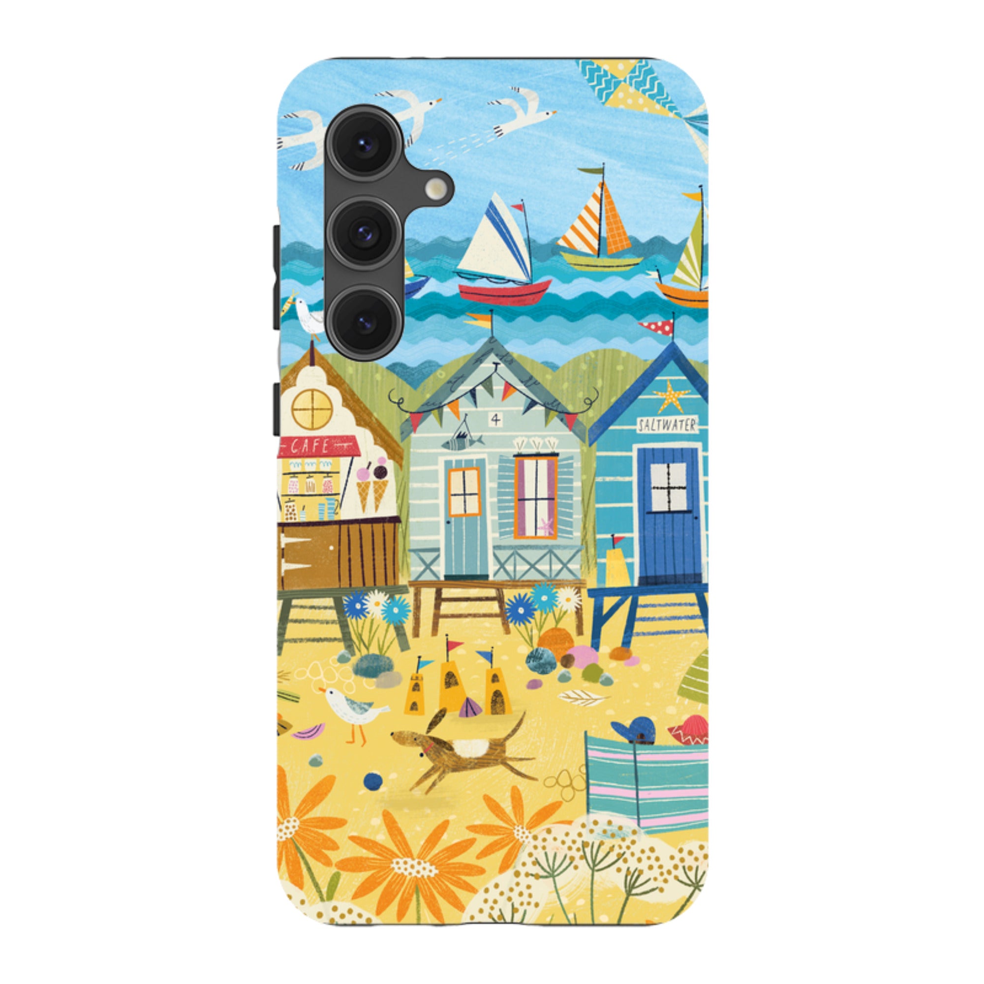 Samsung Tough  Case - Beachy Days 1 By Ali Brookes