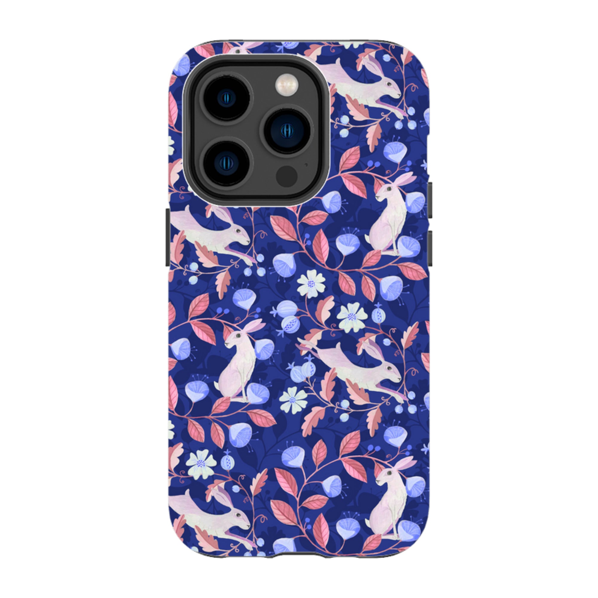 iPhone Tough Case - Hare Pattern By Bex Parkin