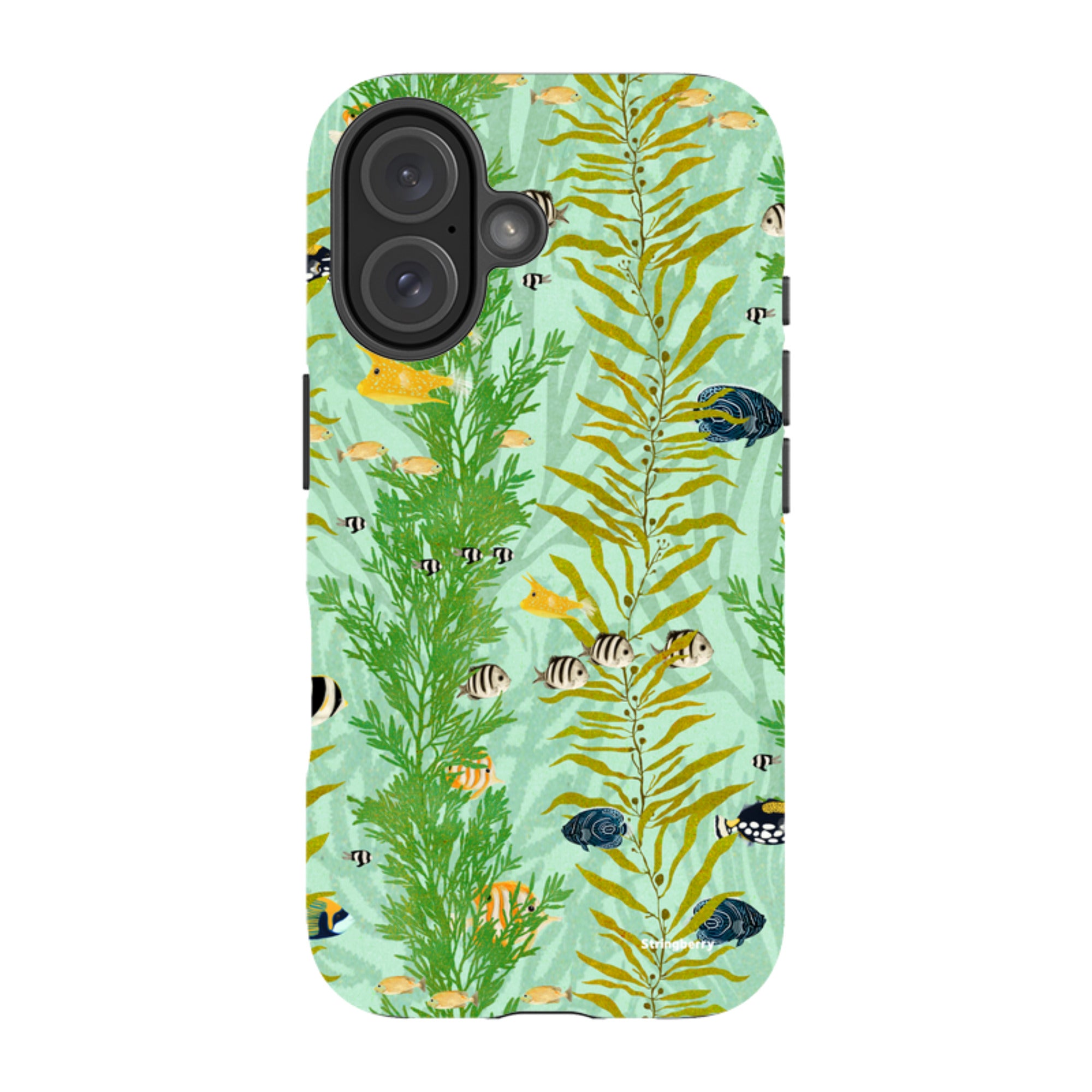 iPhone Tough Case - Reef Stripe By Katherine Quinn