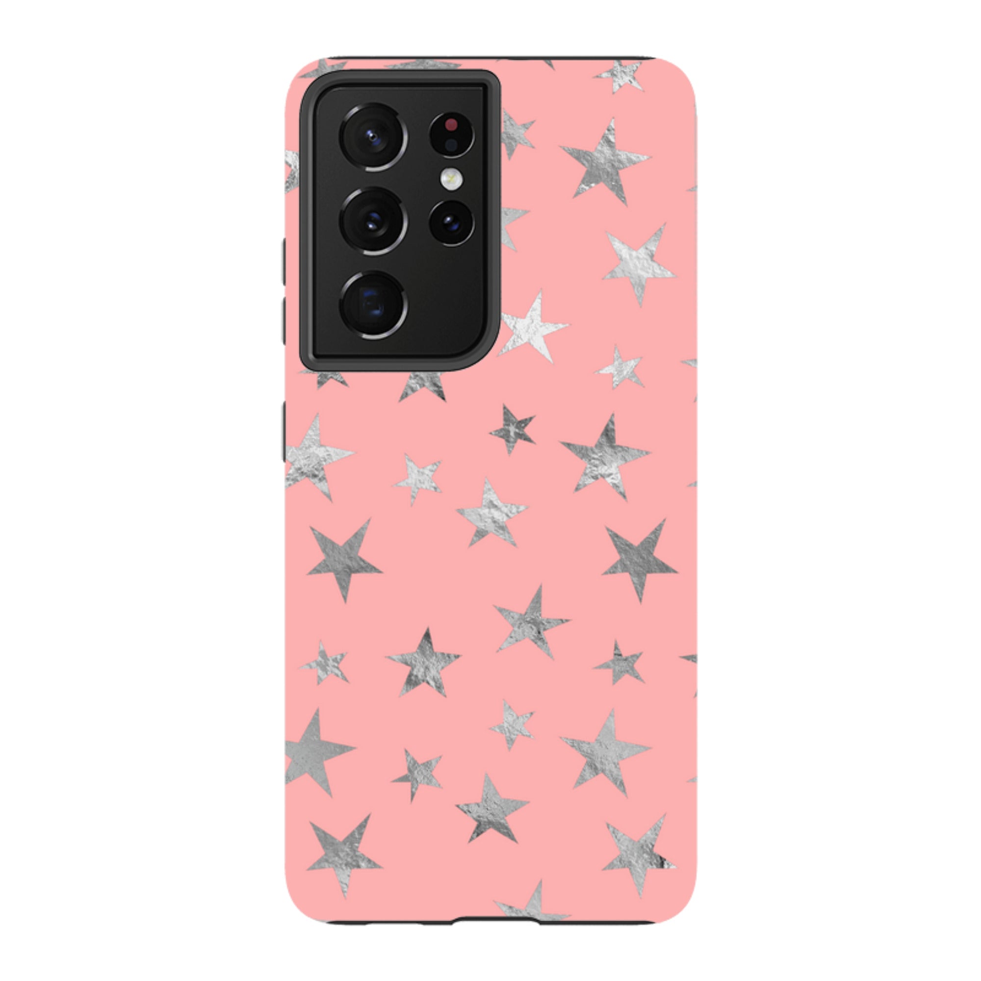 Samsung Tough Case - Pink and Silver Stars