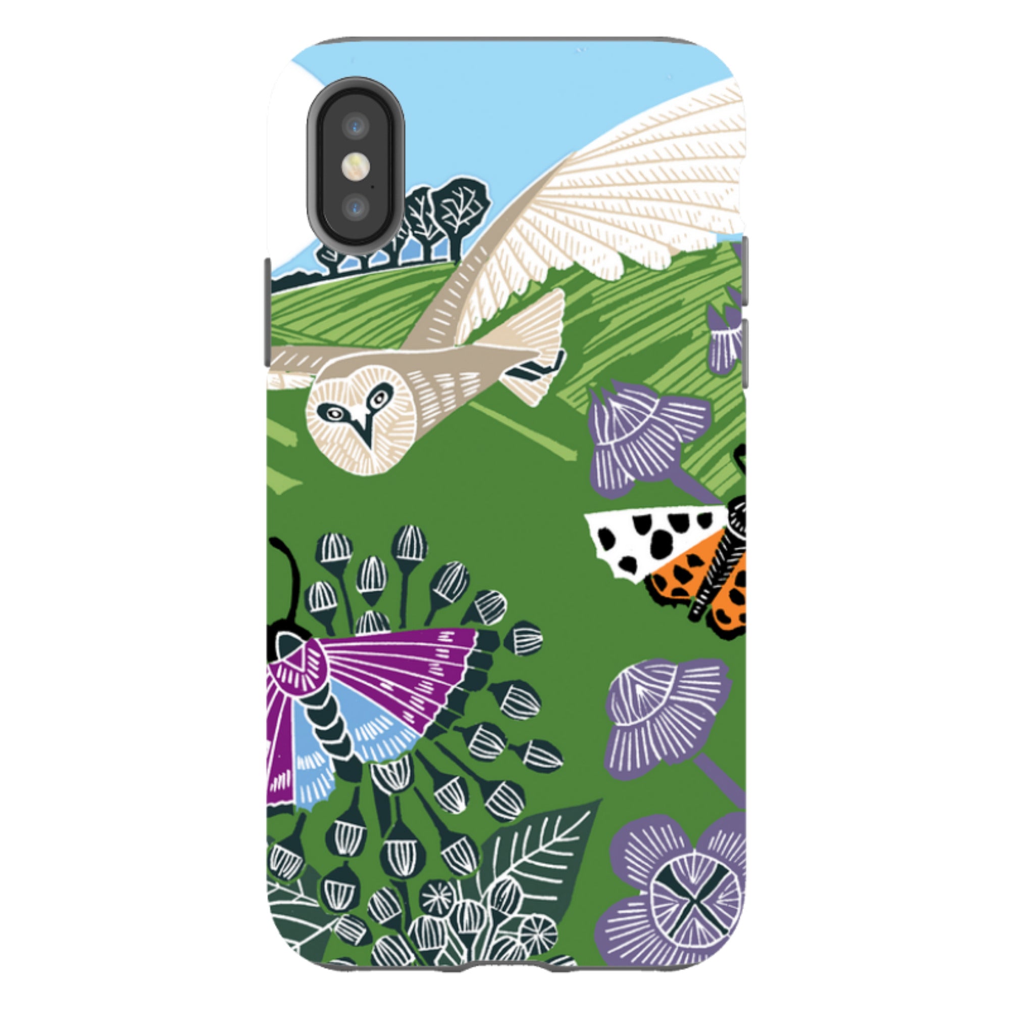 iPhone Tough Case - Morning Barn Owl By Kate Heiss
