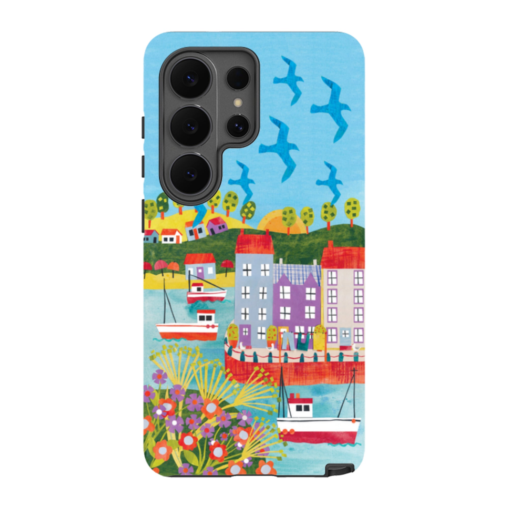 Samsung Tough  Case - Harbour Side By Tracey English
