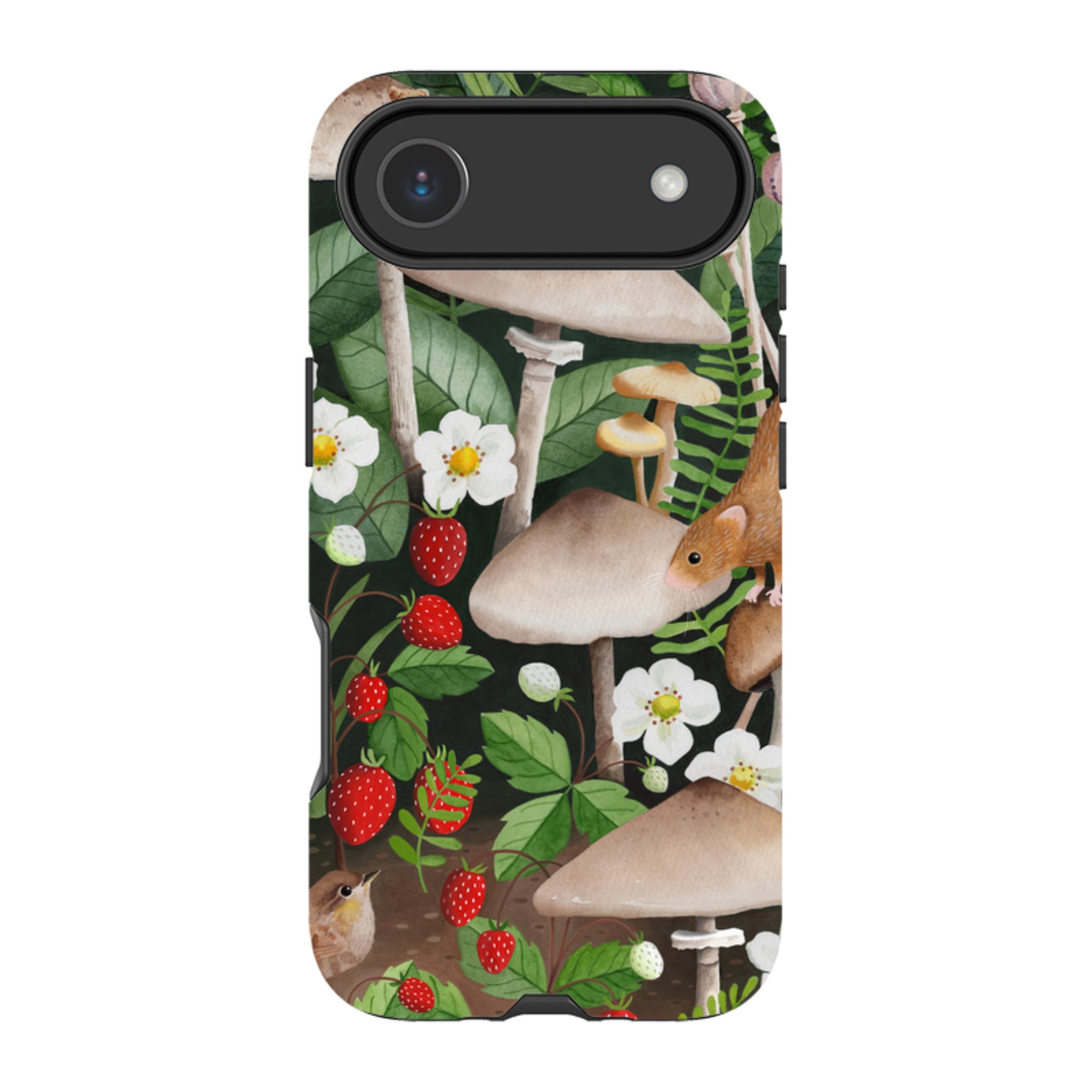 iPhone Tough Case - Strawberry Patch By Bex Parkin