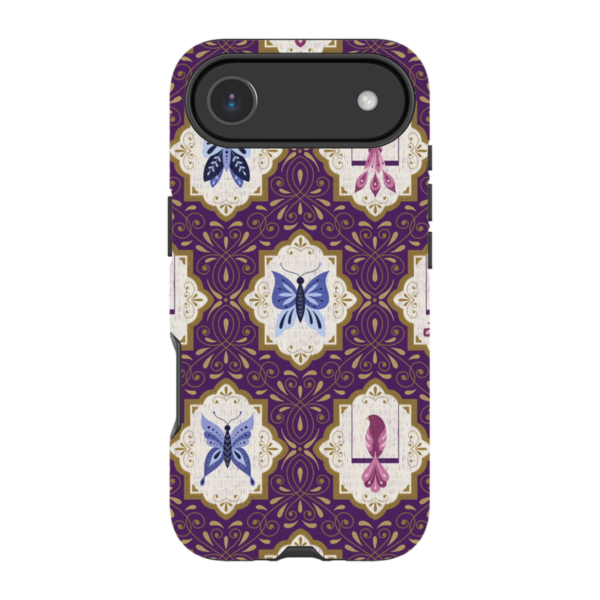 iPhone Tough Case - Wingframes Purple By Jenny Zemanek