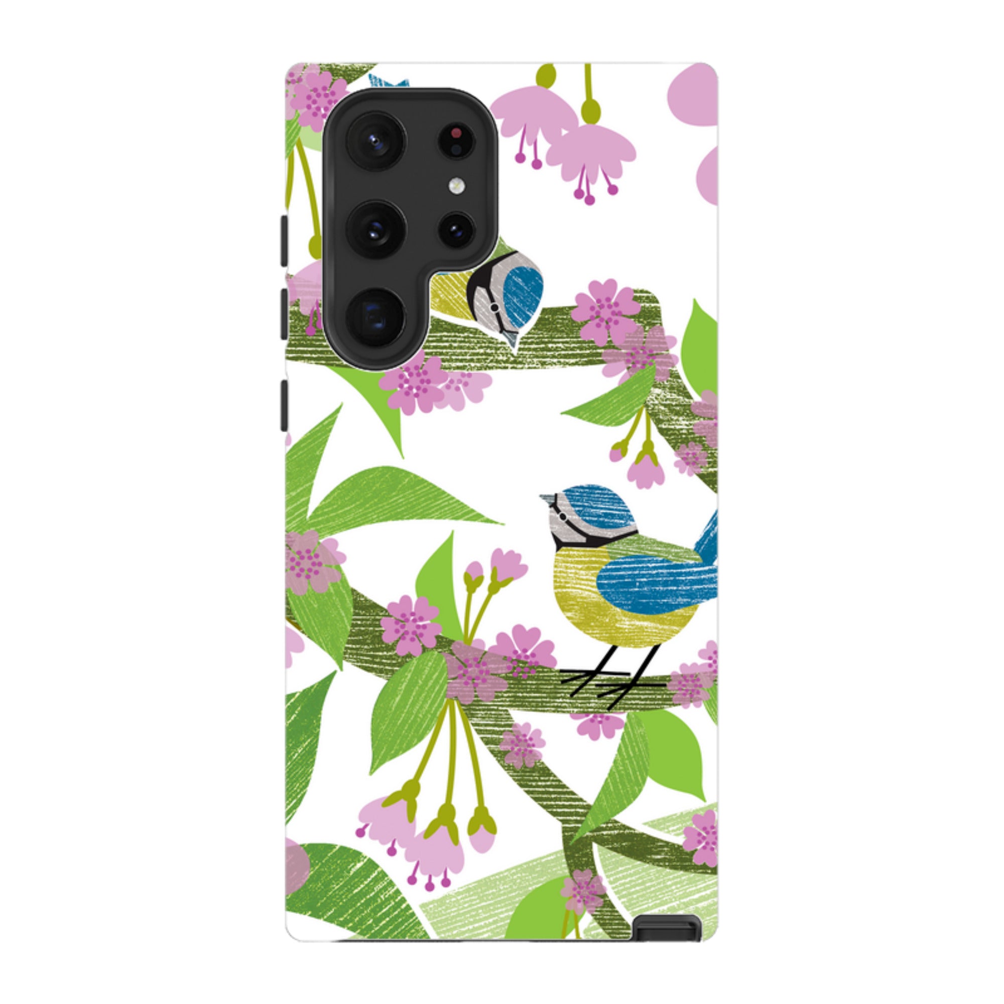 Samsung Tough Case - Blue Tits and Blossom By Liane Payne