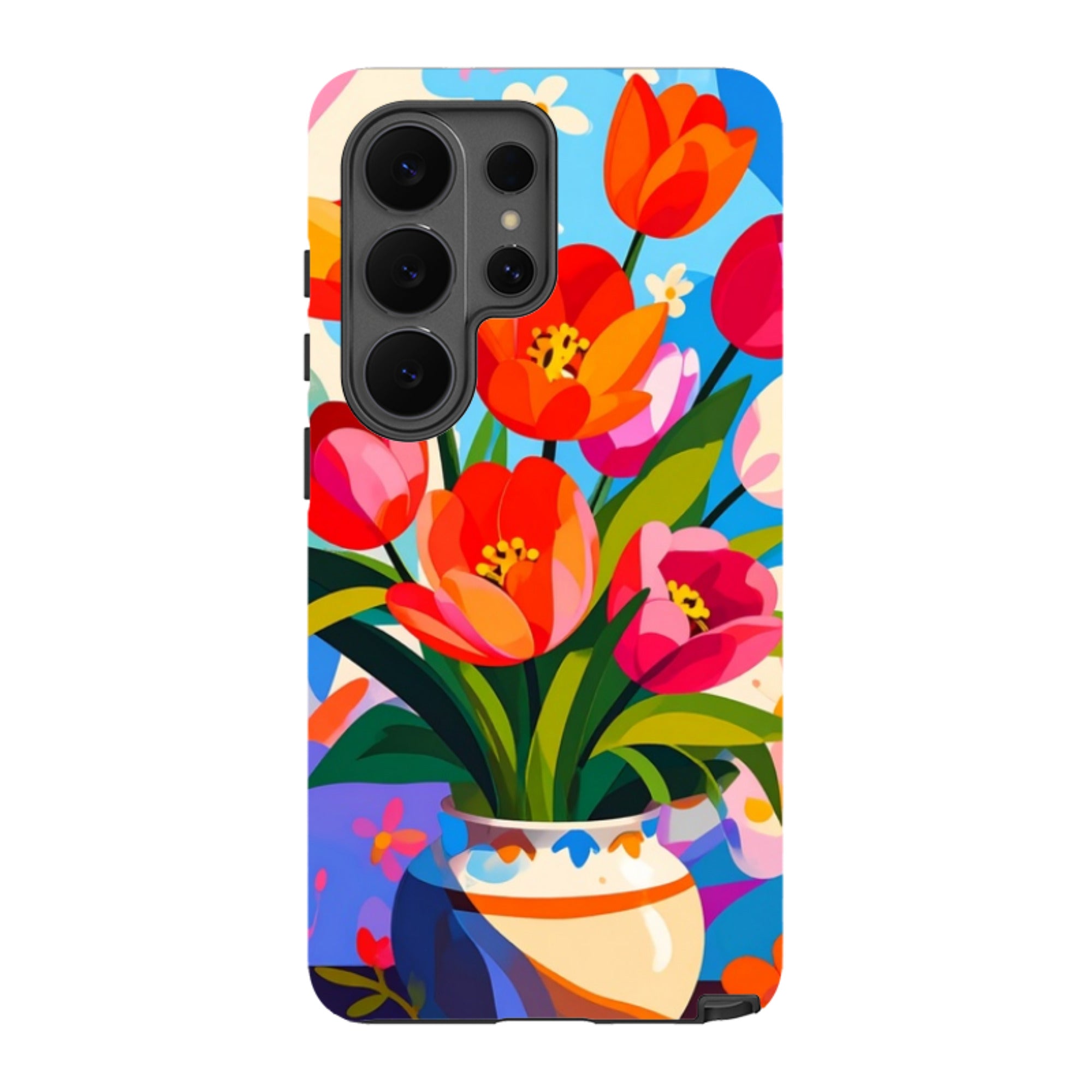Samsung Tough Case - Tulip Pot Floral