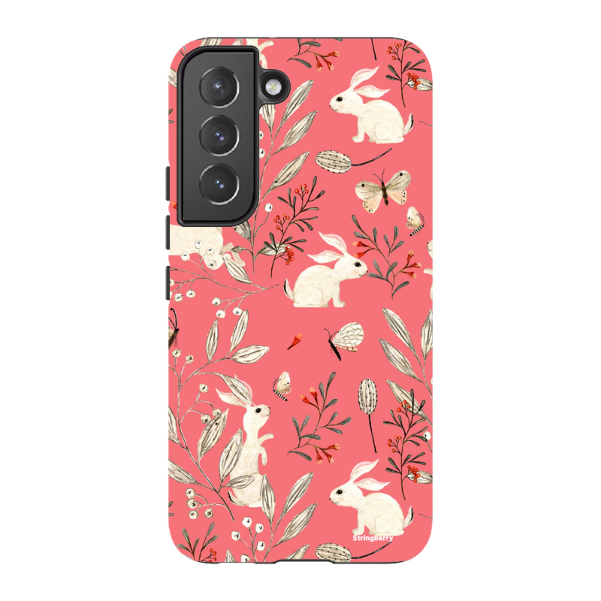 Samsung Tough Case - Bunnies Raspberries By Katherine Quinn