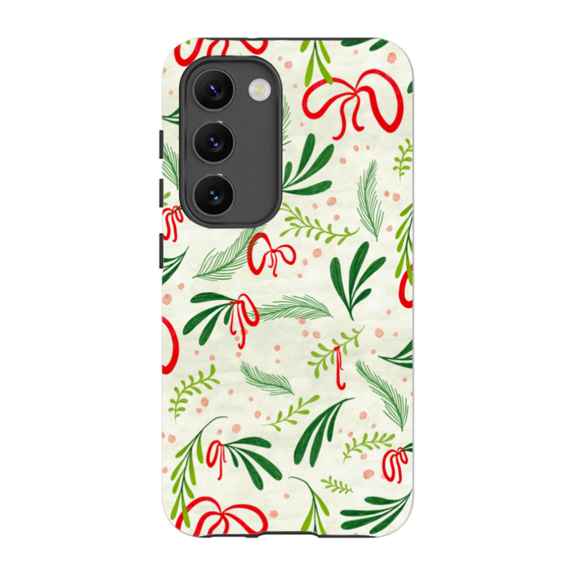Samsung Tough Case - Christmas Bows By Katherine Quinn