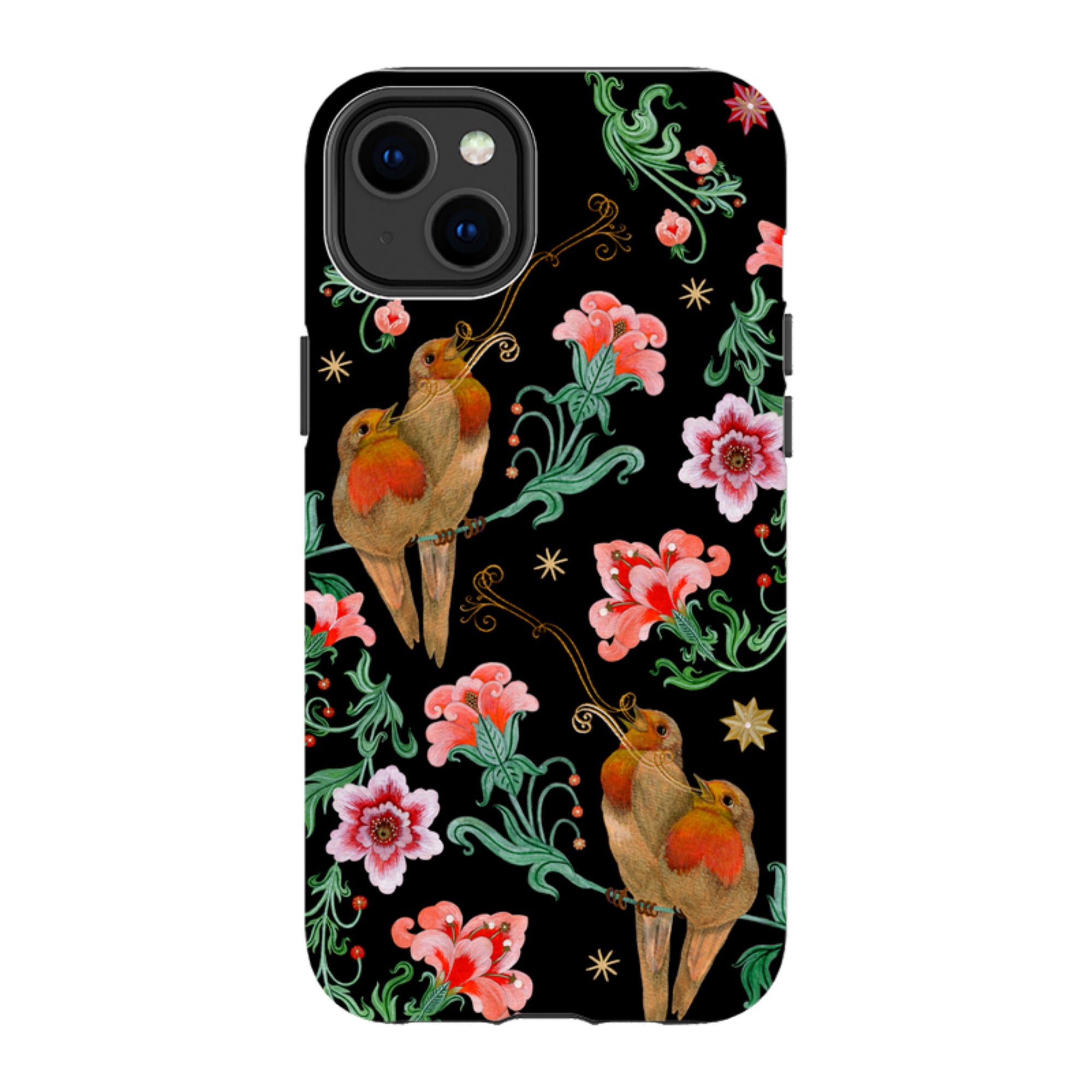 iPhone Tough  Case - Four Calling Birds By Maria Matos