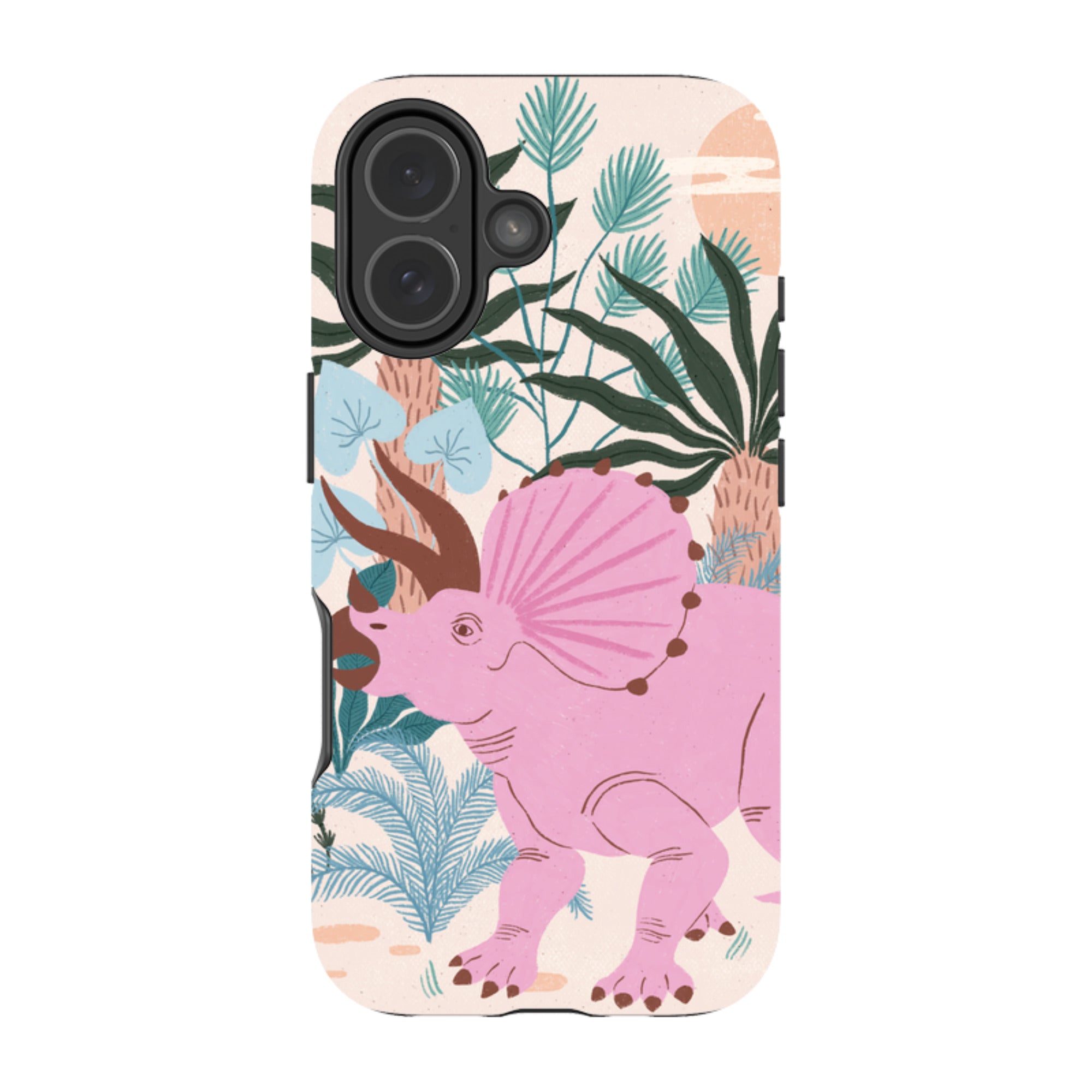 iPhone MagSafe Tough Case - Triceraptops By Meghann Rader